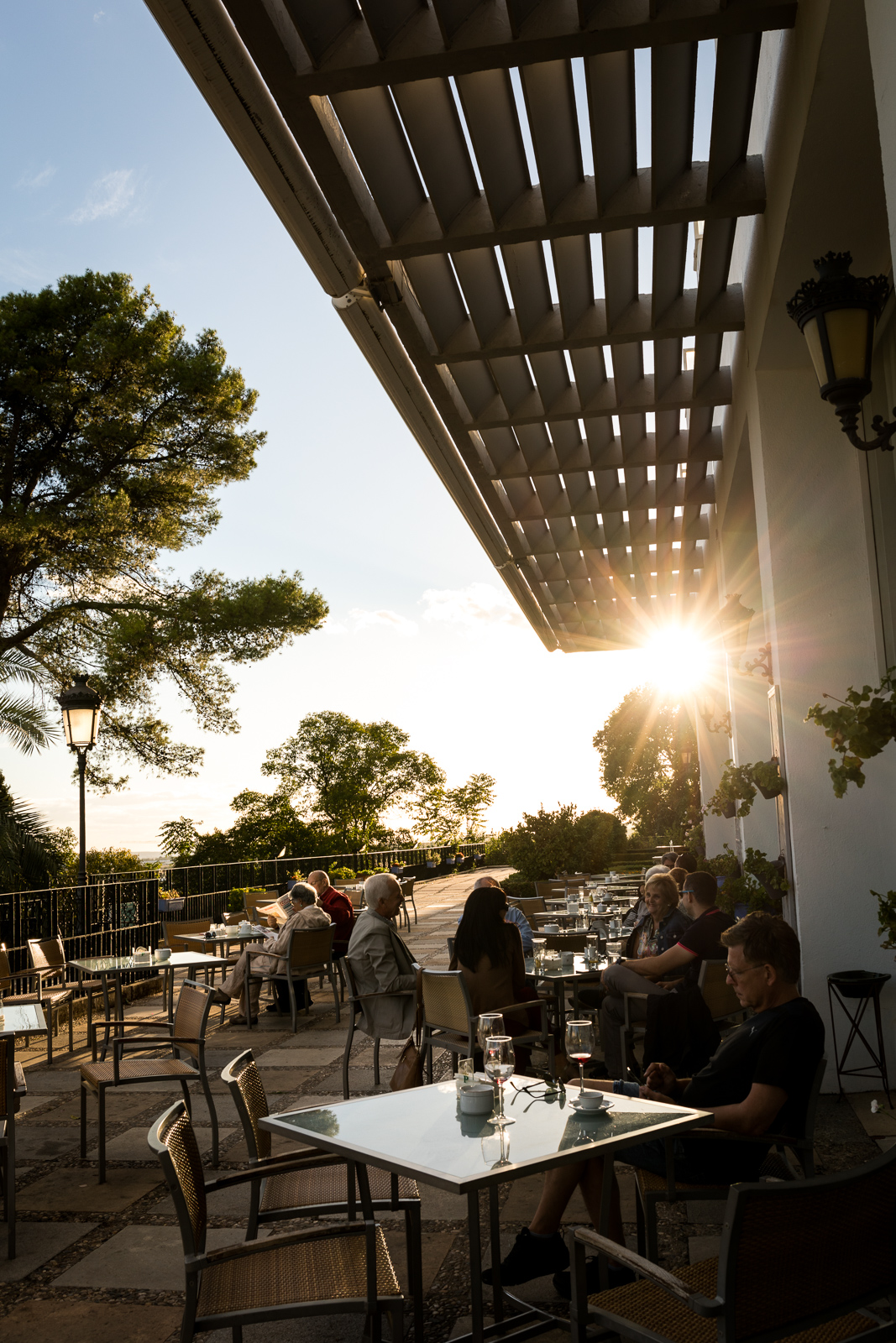 Terraza del Jardín de la Arruzafa