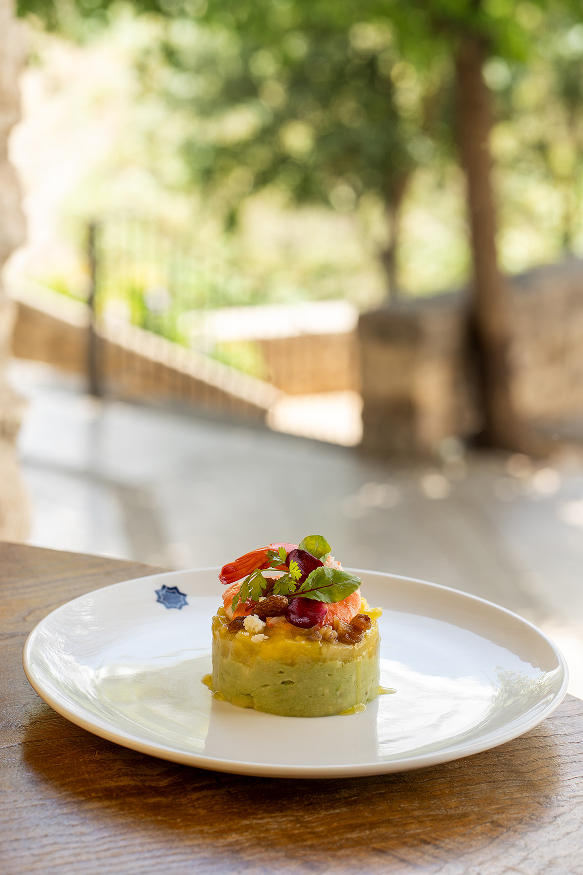 Ensalada de mango del espacio gastronómico del Parador de Ronda