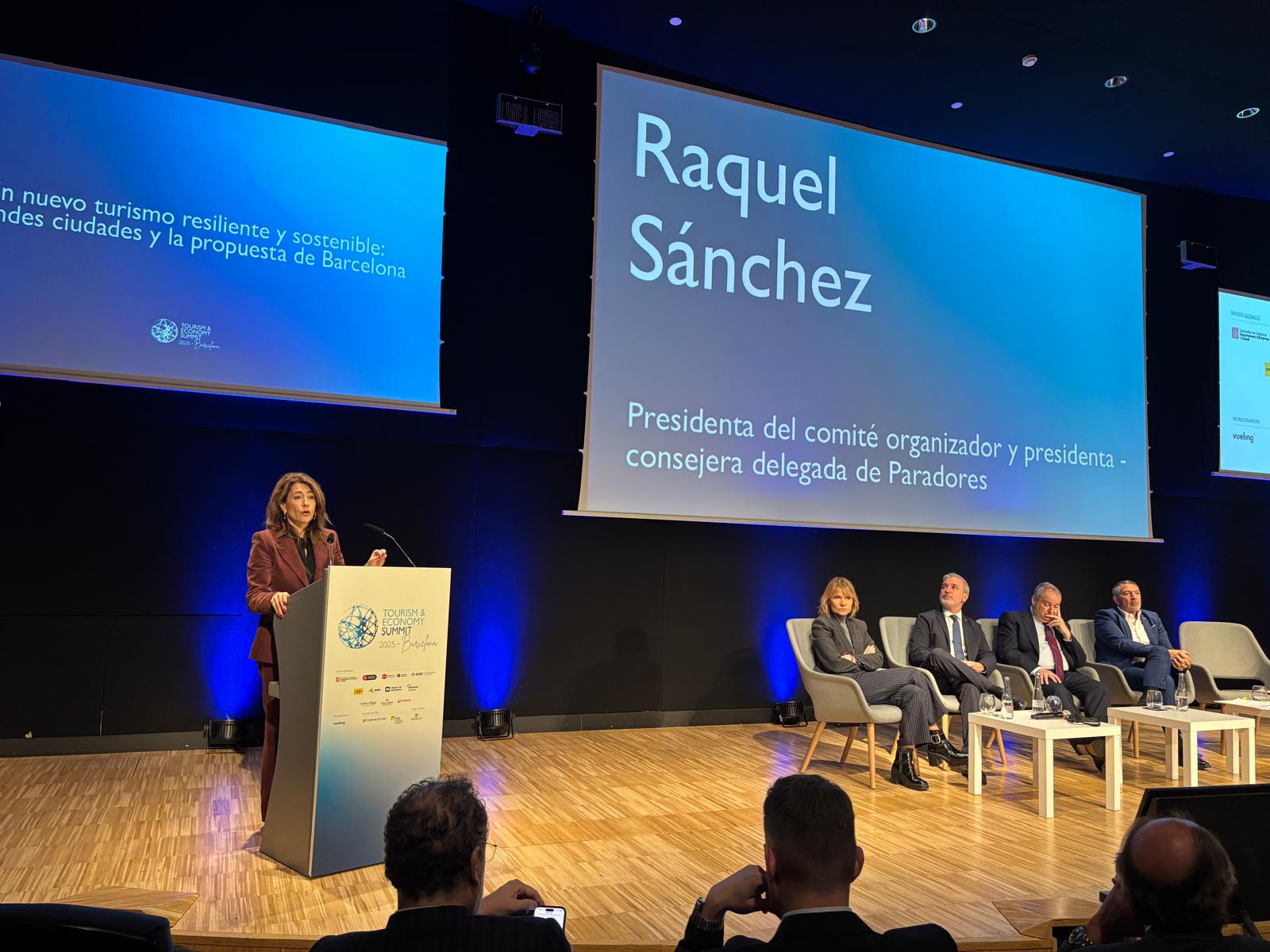 Raquel Sánchez, presidenta Paradores. Summit Barcelona 2025