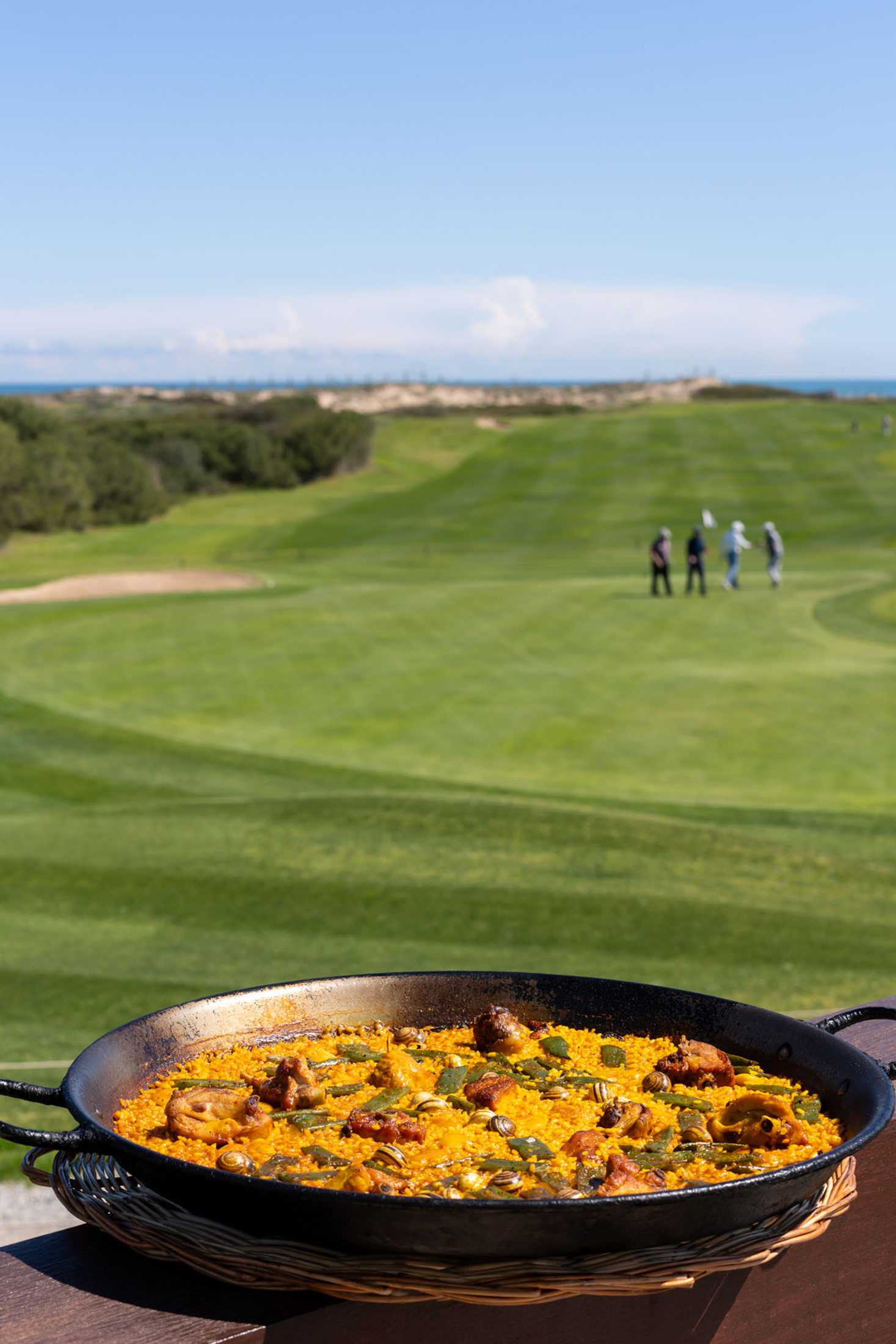 Paella valenciana del Restaurante del Parador de El Saler