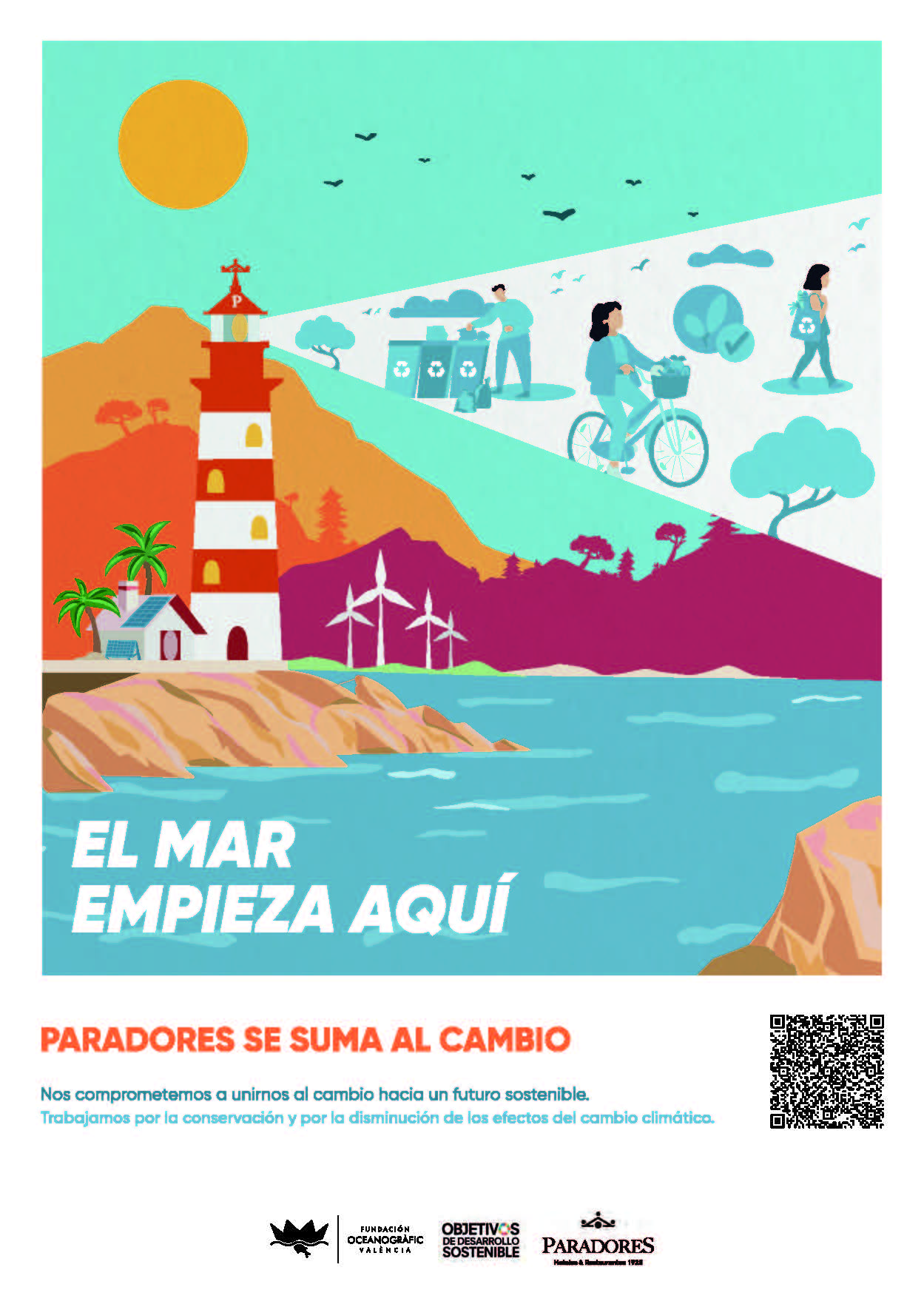 Paradores sostenibles. Campaña "El mar empieza aquí"