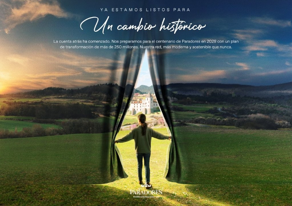 "Ya estamos listos para un cambio histórico". Campaña de marca de Paradores