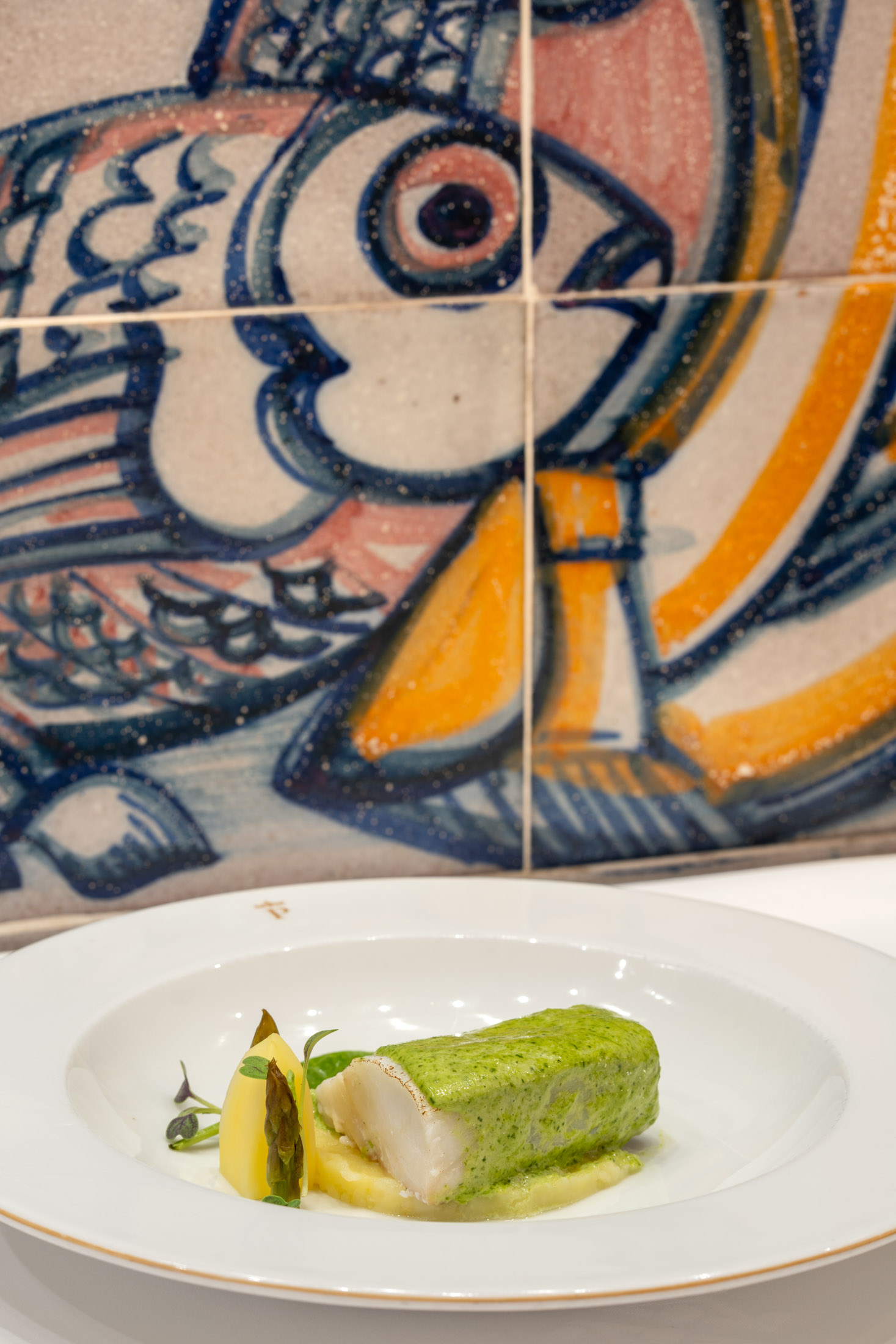 Bacalao versión monacal del restaurante del Parador de Trujillo