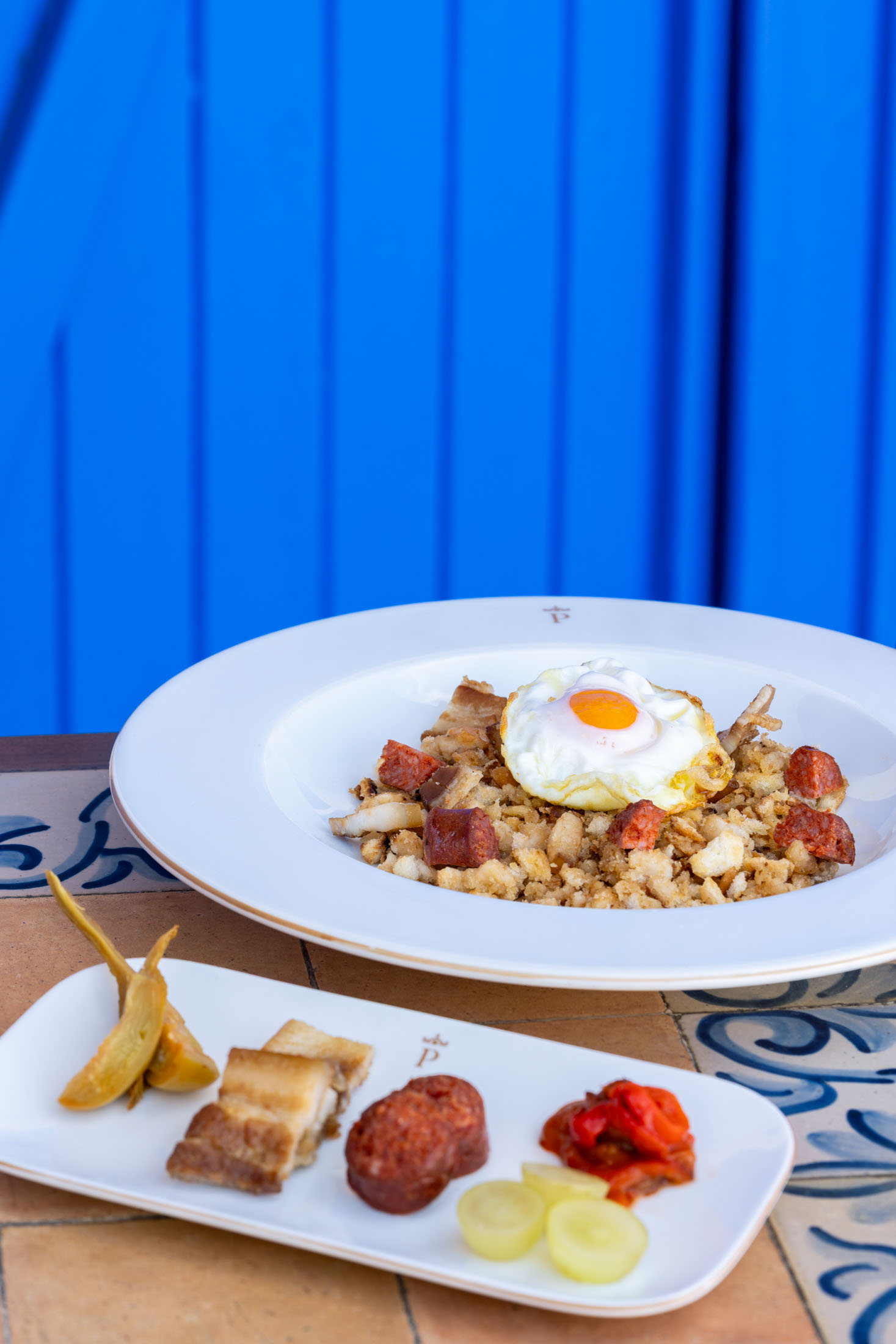 Migas del pastor del restaurante del Parador de Manzanares
