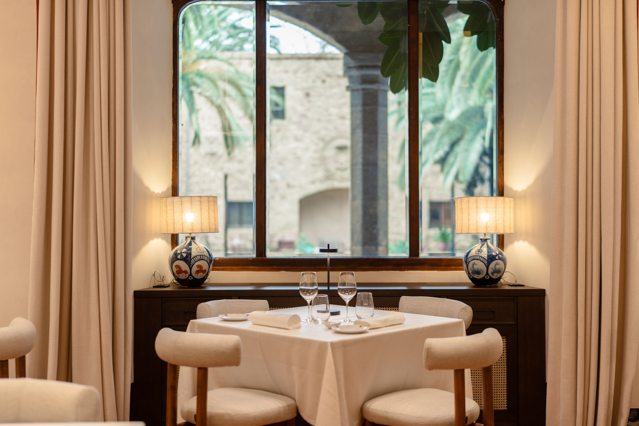 Vista general del Restaurante del Parador de Jarandilla de la Vera