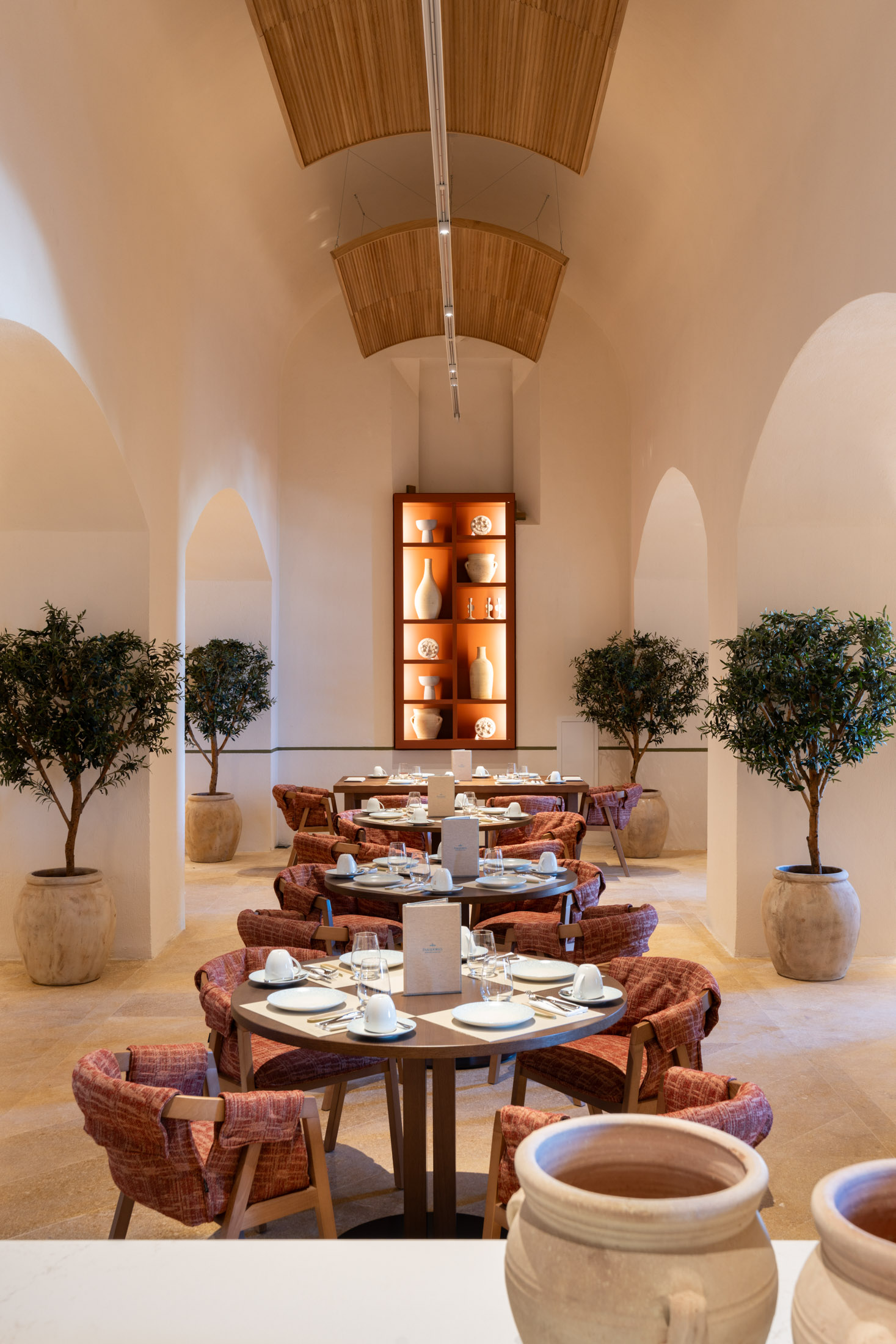 Espacio gastronómico en el Parador de Ibiza