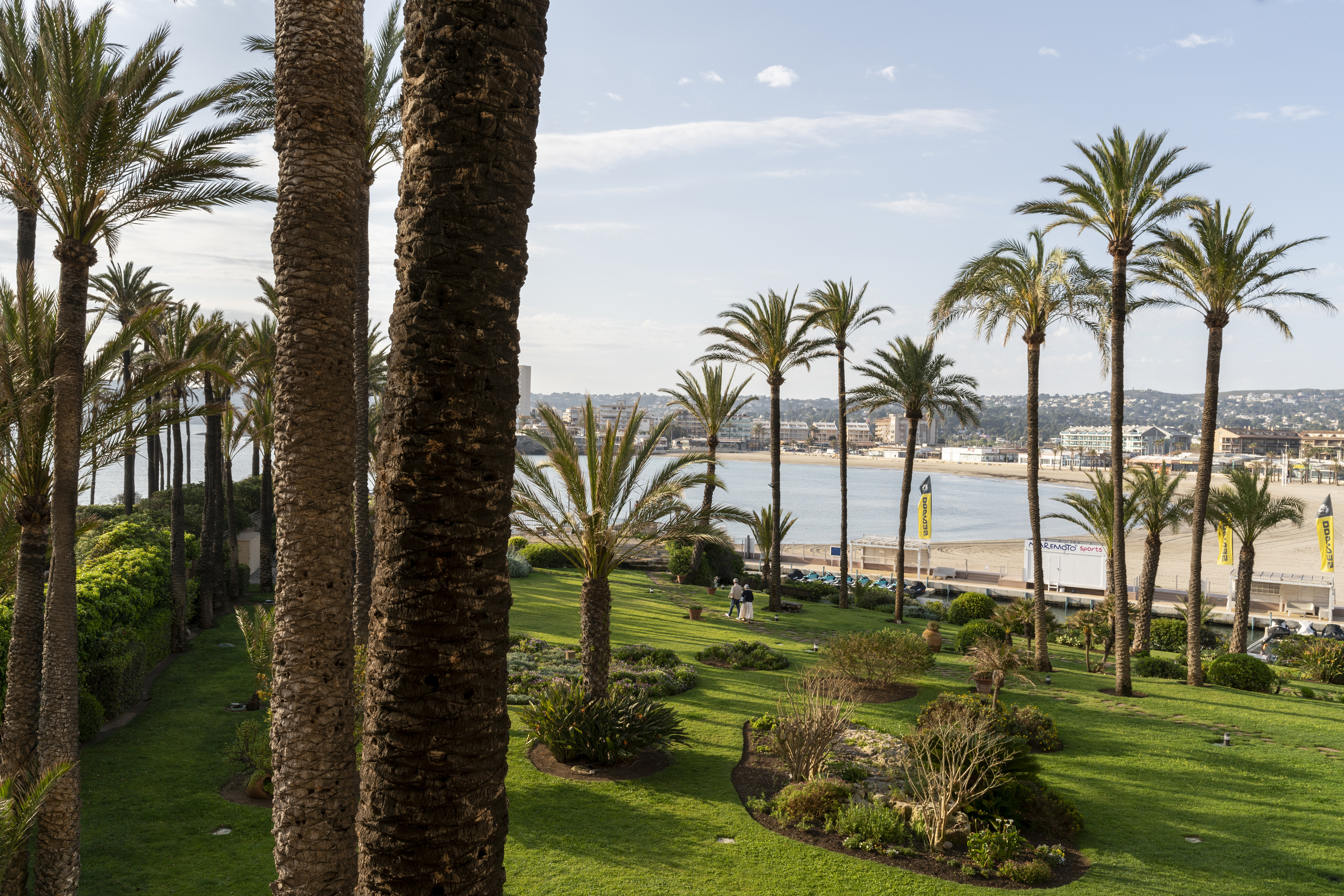 Jardines exteriores del Parador de Jávea