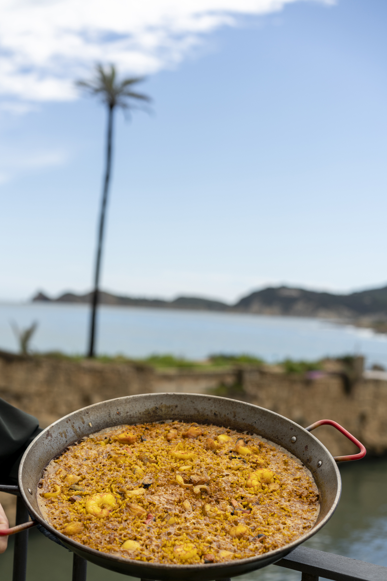 Arroz a banda en el Parador de Jávea