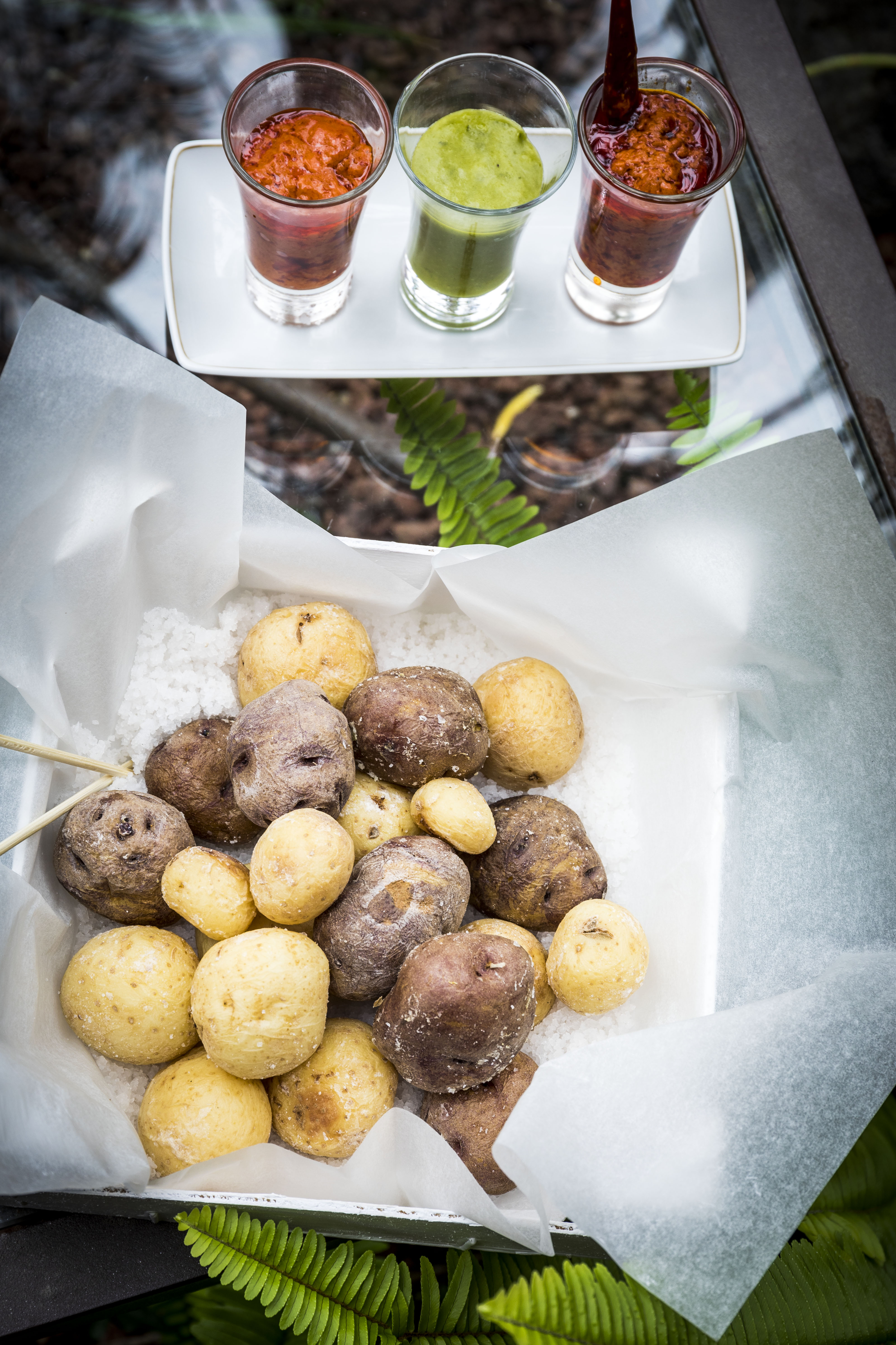 Papas con mojo del Parador de La Palma