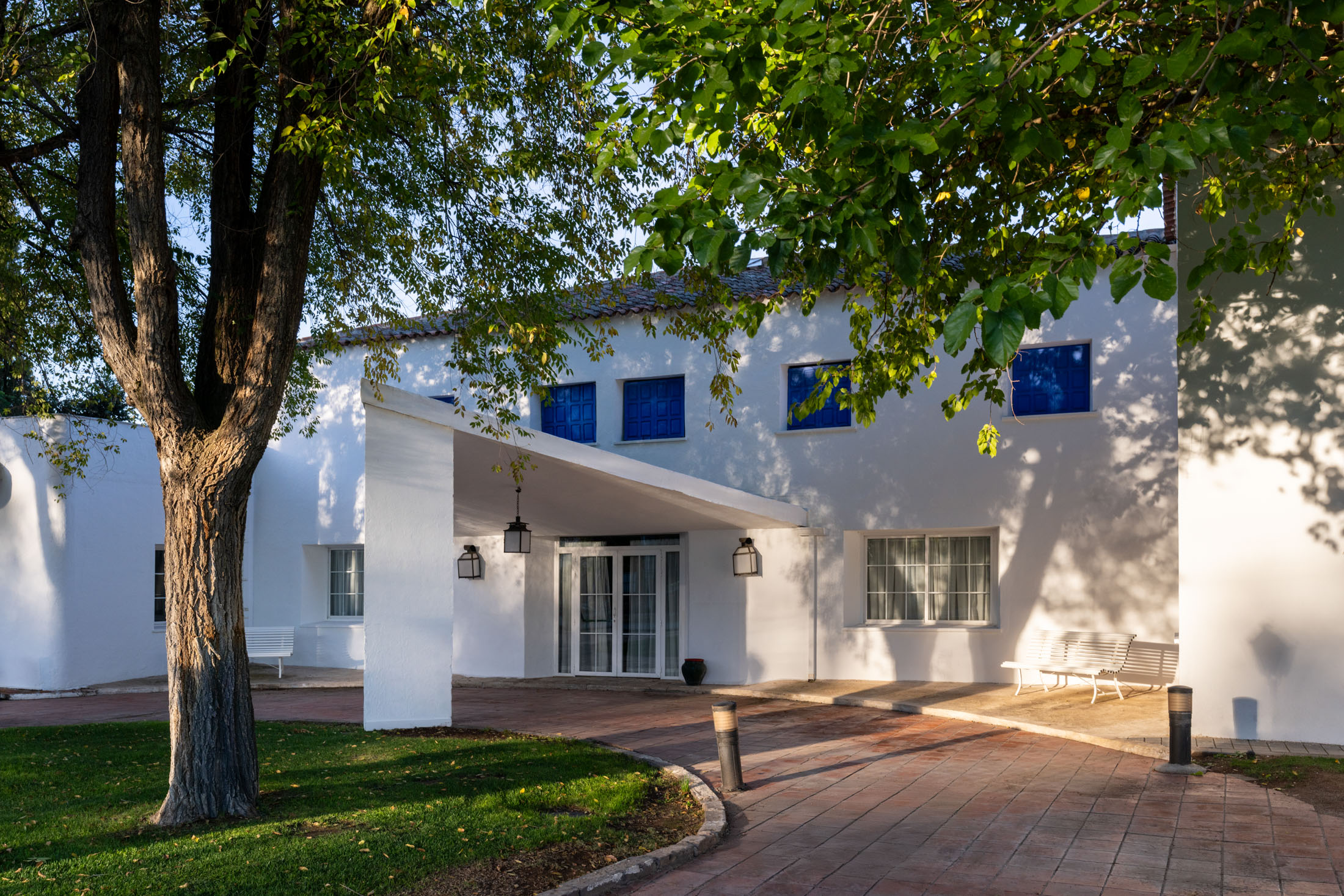 Acceso al Parador de Manzanares