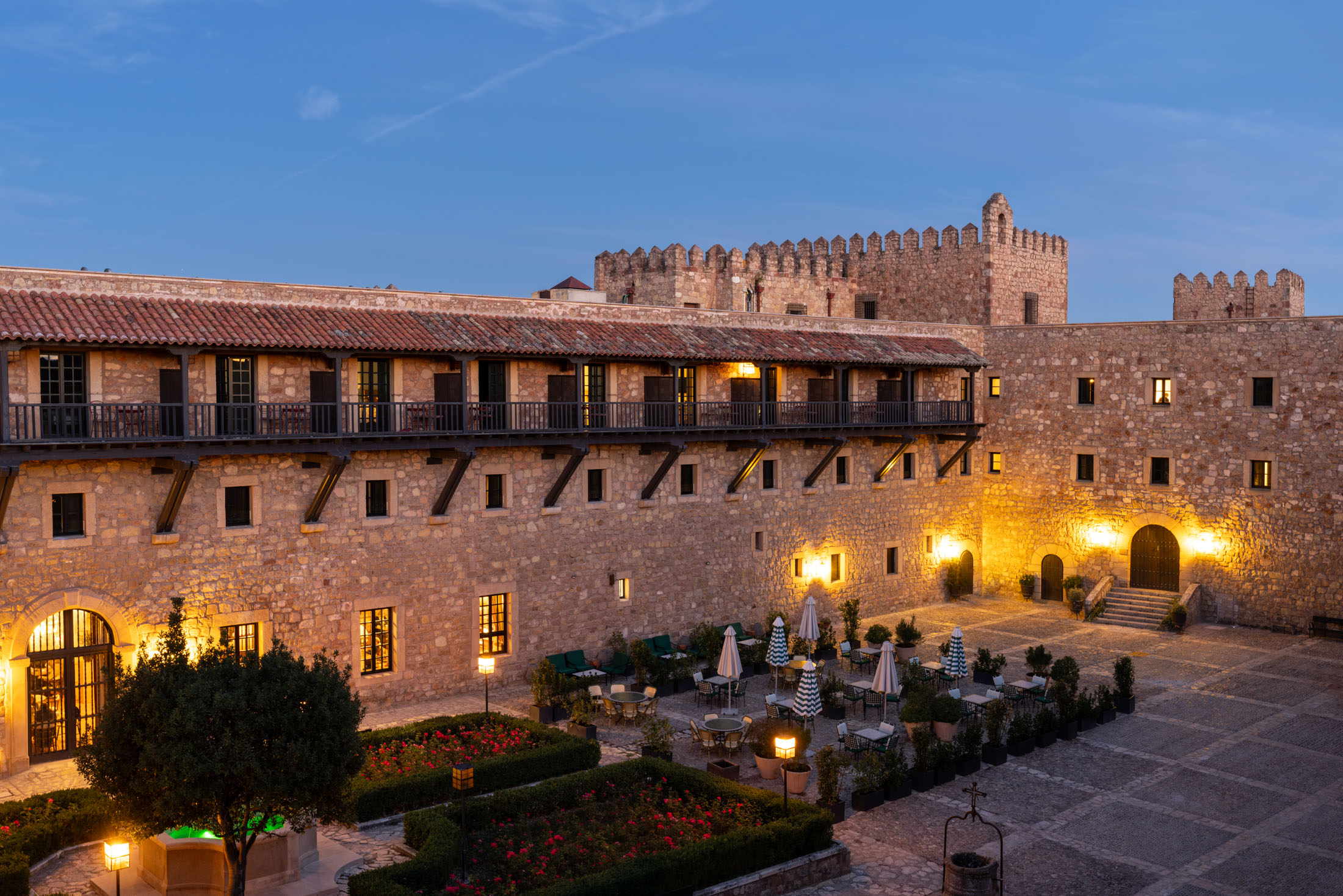 Iluminación del Parador de Sigüenza