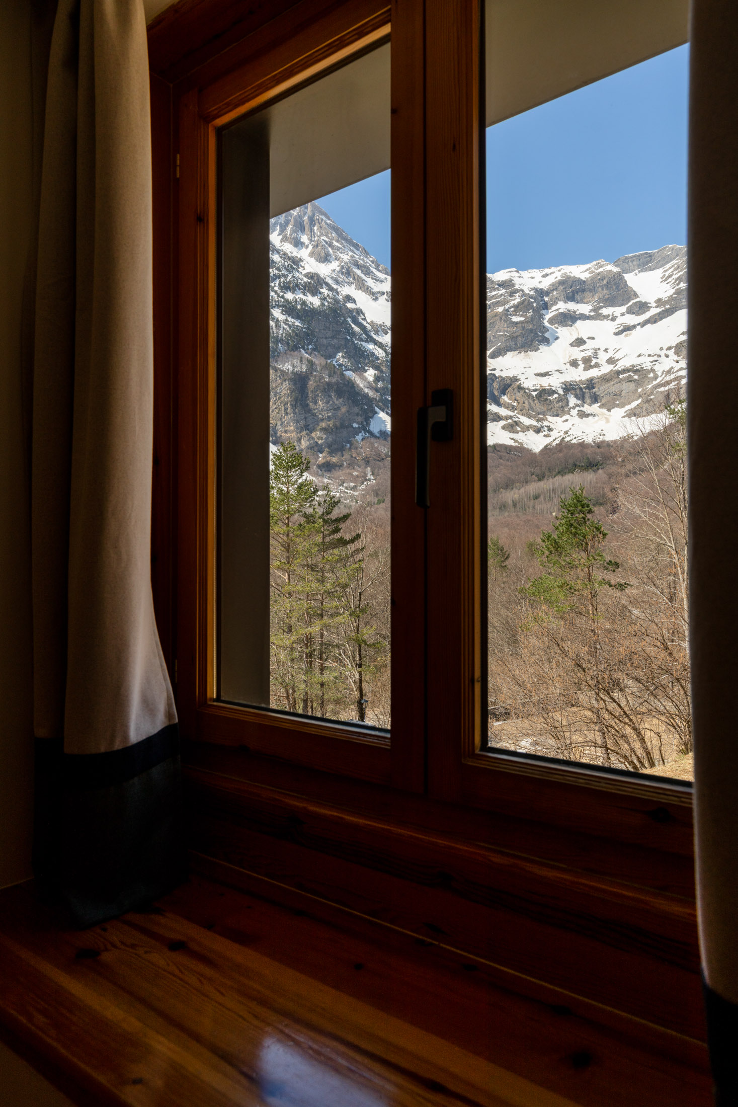 Vistas desde Junior suite del Parador de Bielsa