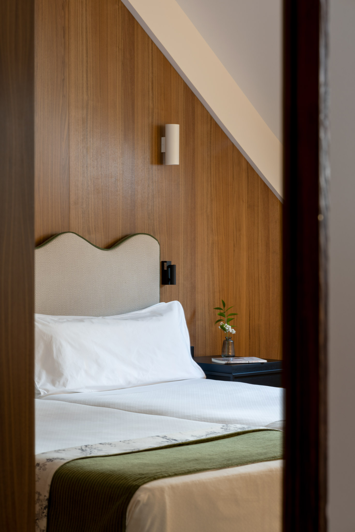 Detalle de habitación estándar del Parador de Bielsa