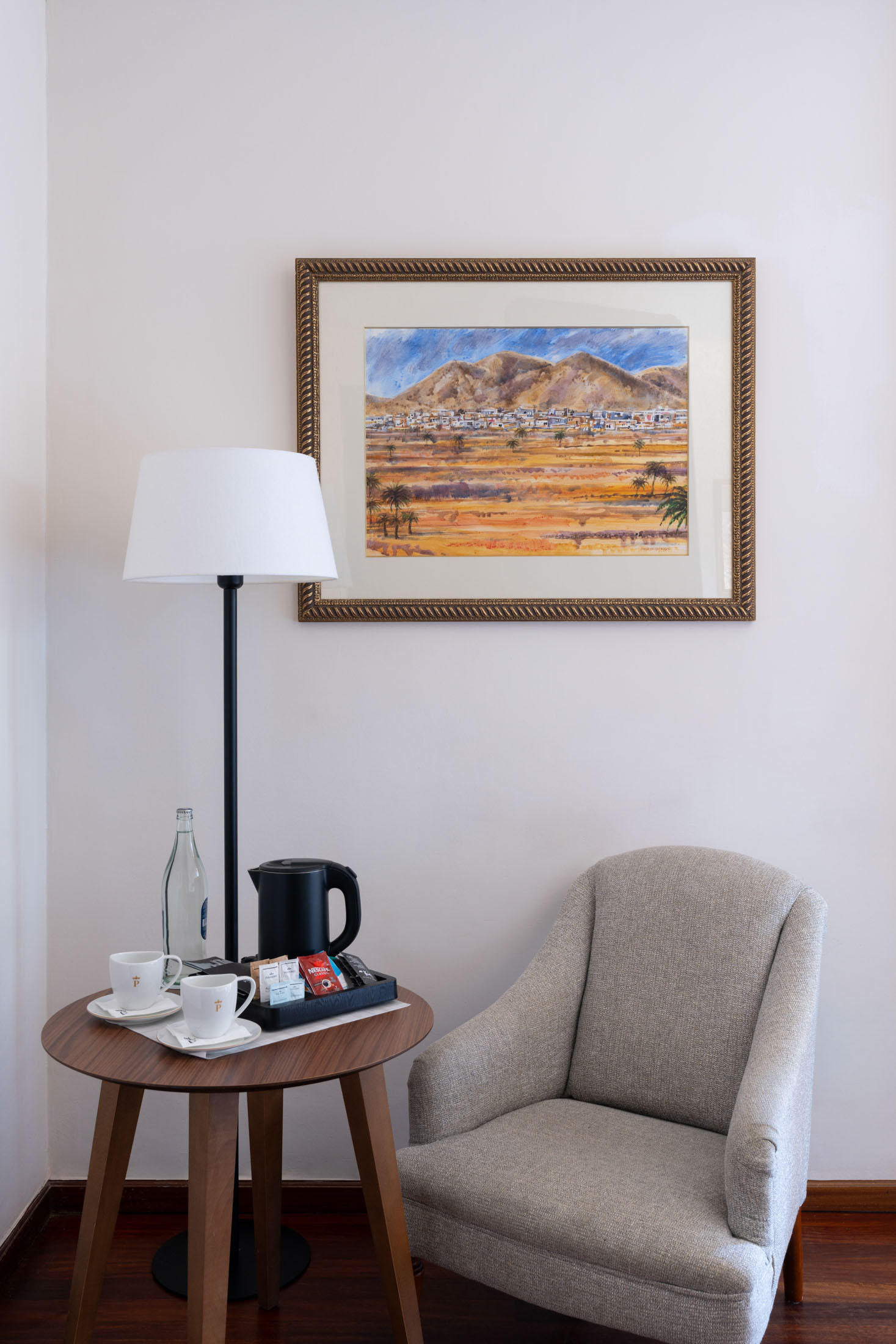 Detalle de habitación doble superior del Parador de Las Cañadas del Teide