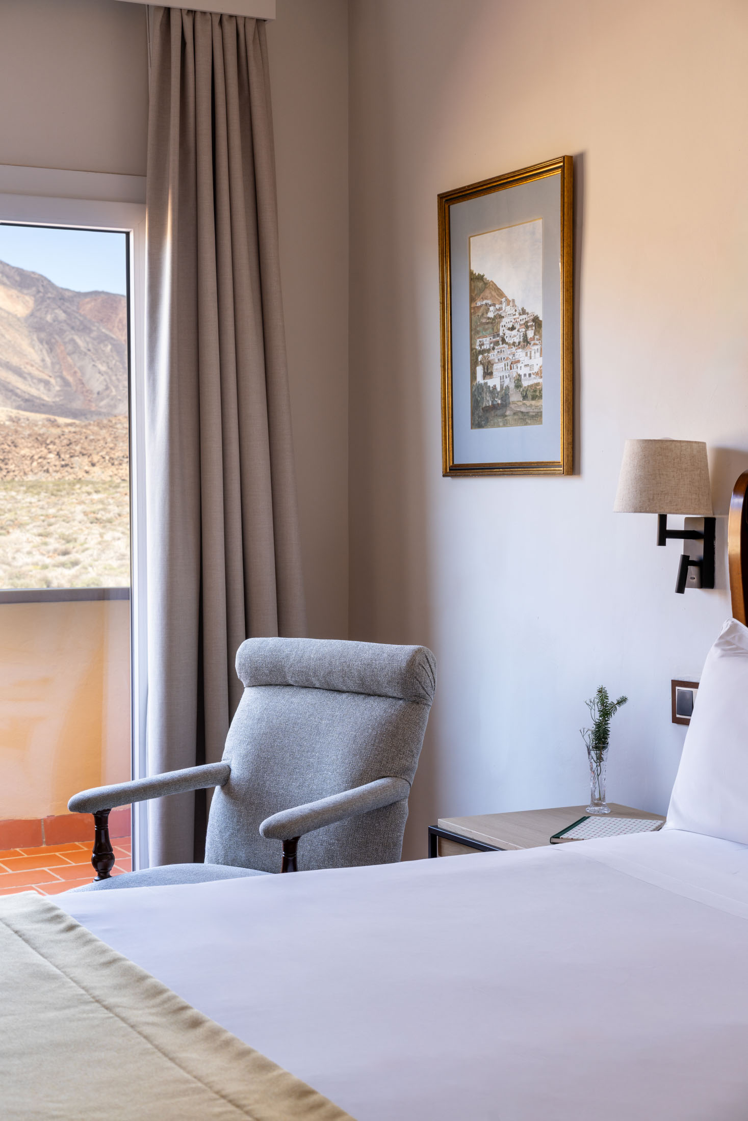 Vista parcial de Junior suite del Parador de Las Cañadas del Teide