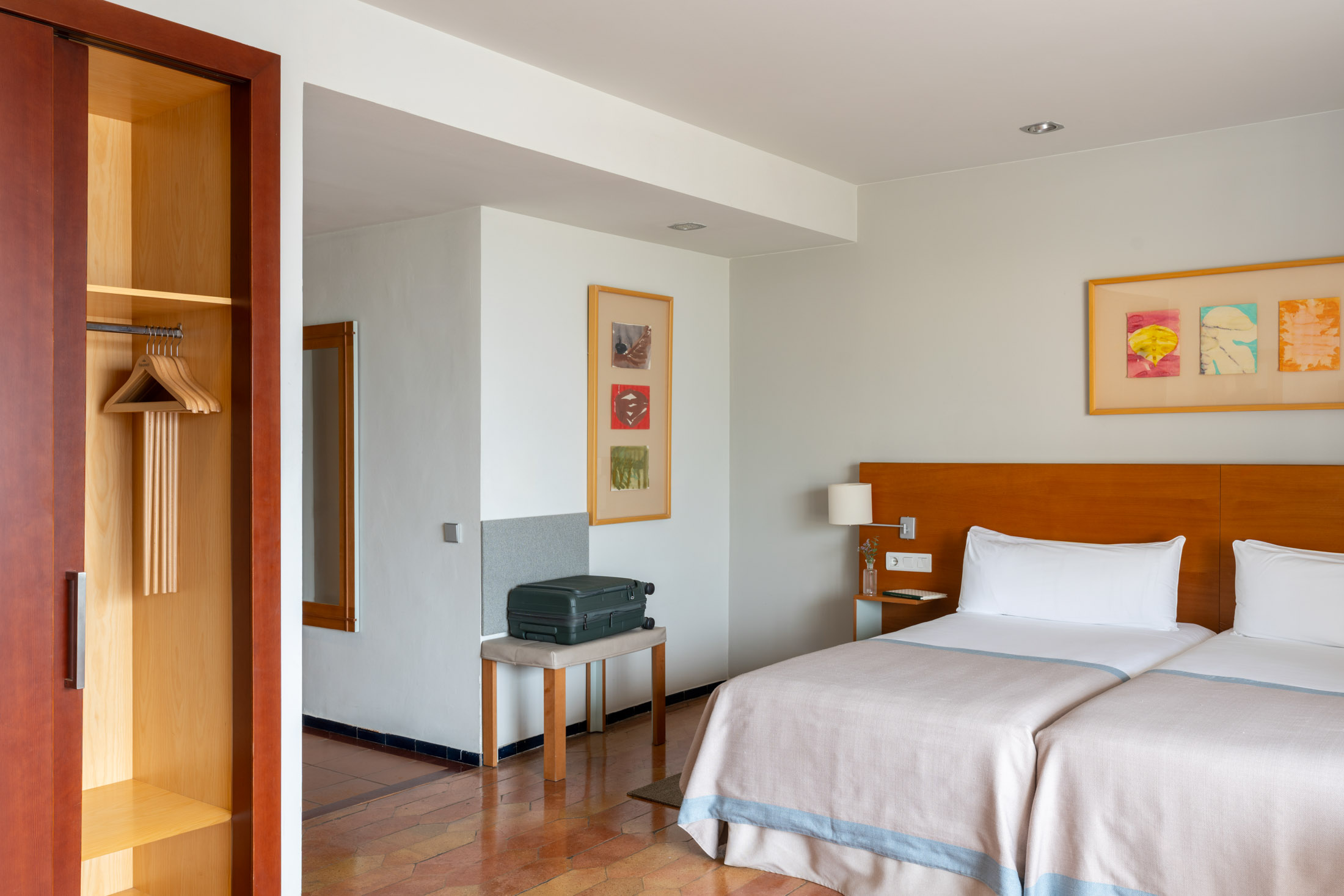 Habitación doble accesible del Parador de Ceuta