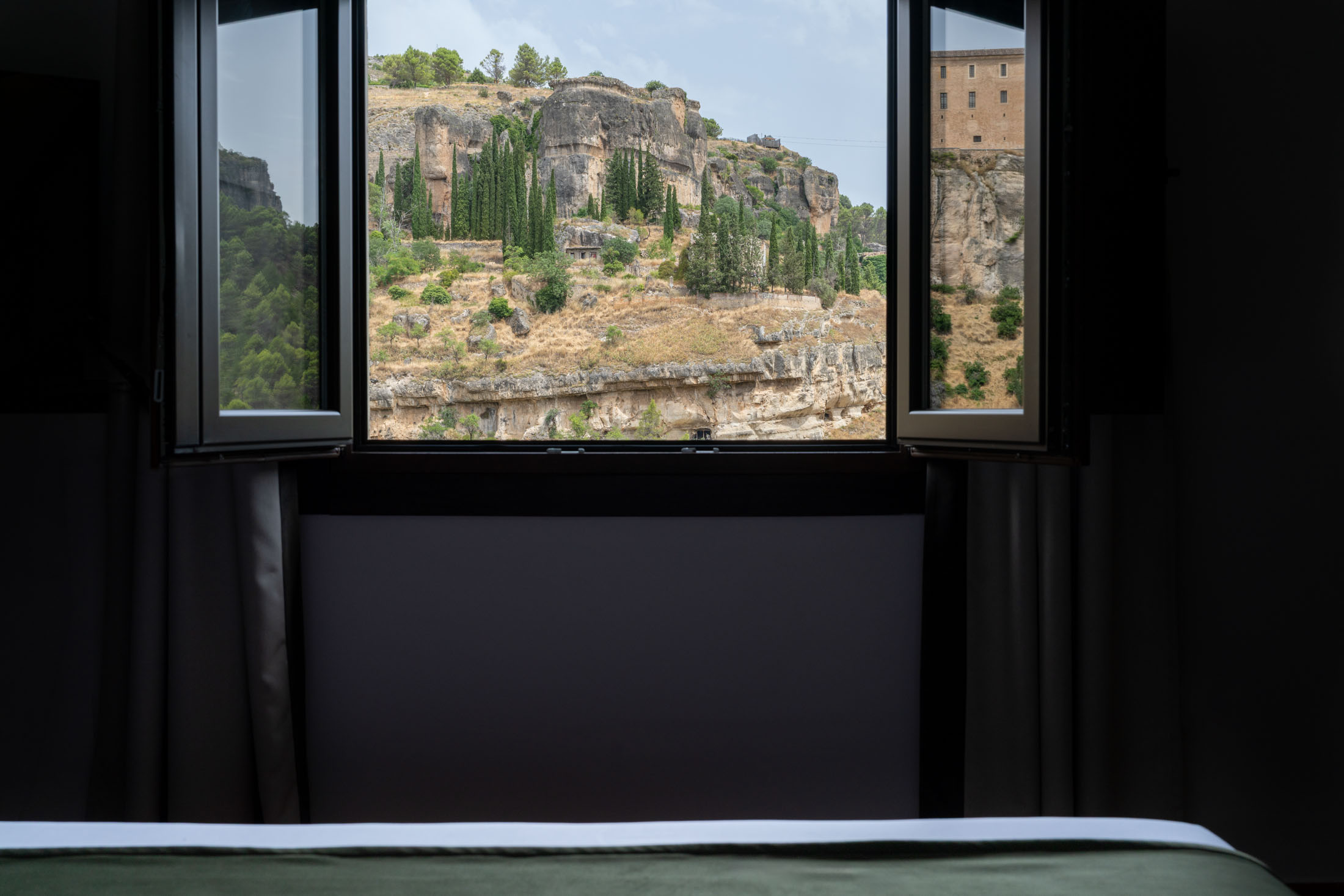 Habitación junior suite del Parador de Cuenca