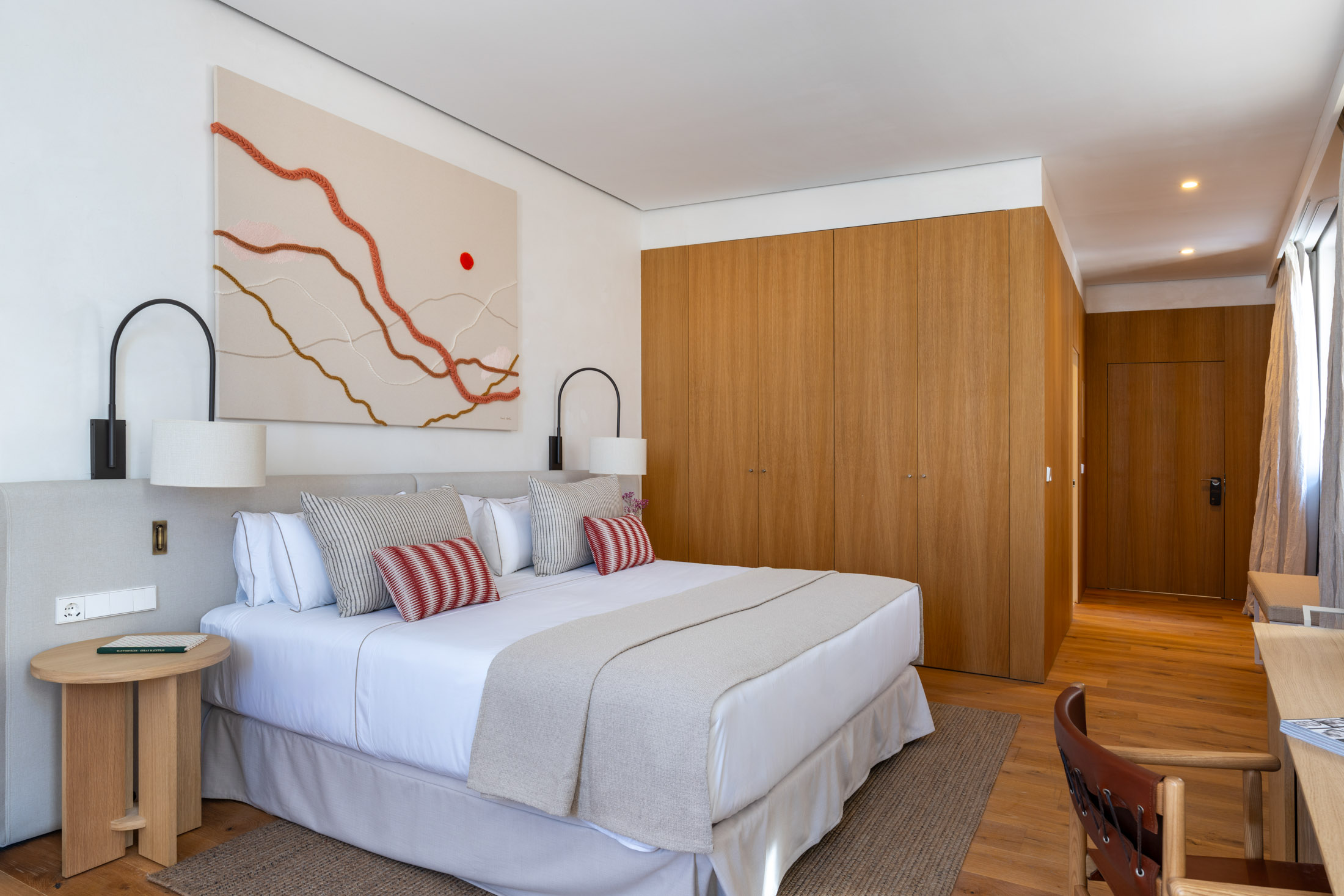 Imagen orientativa de habitación doble estándar del Parador de Ibiza