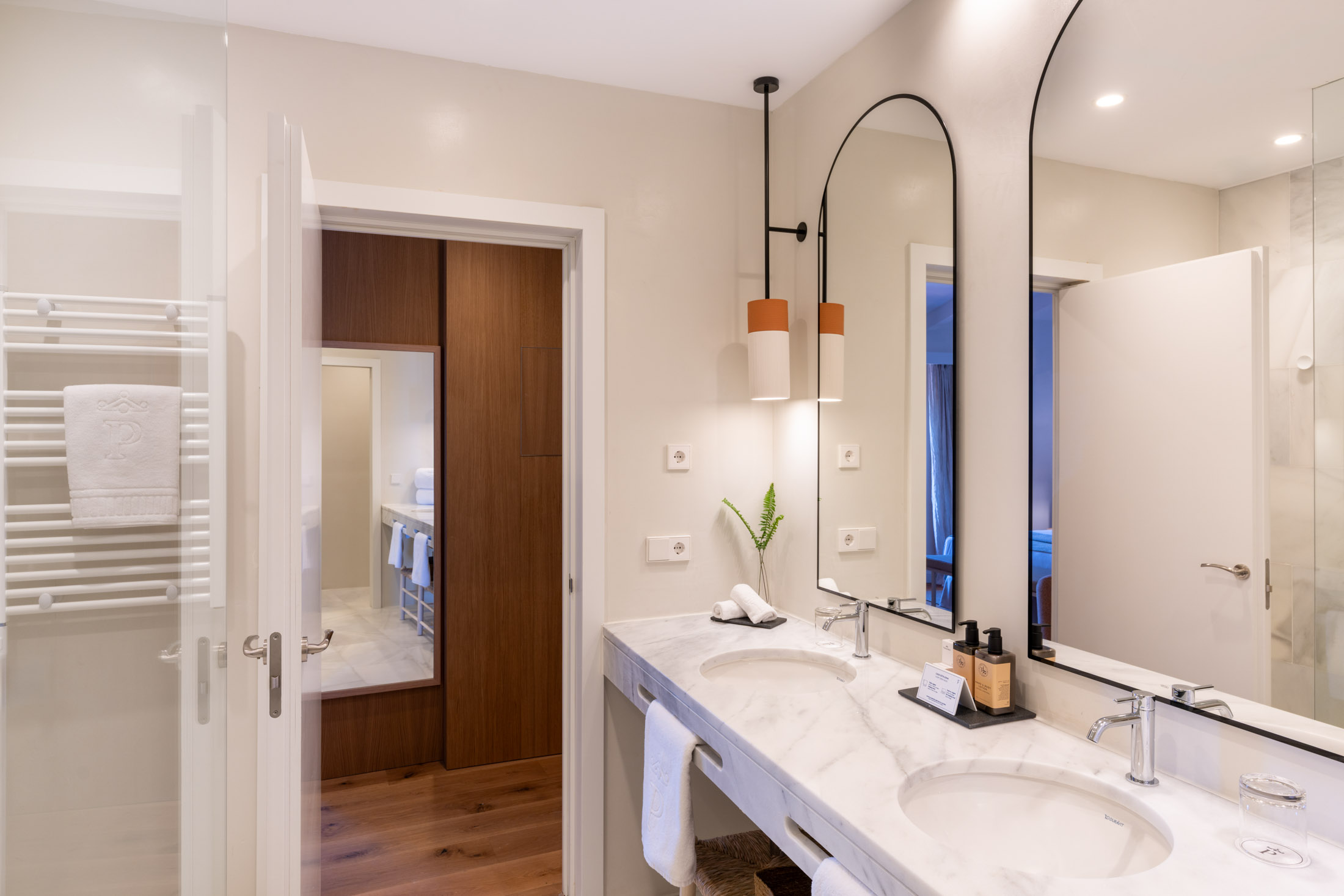 Baño de Habitación superior doble del Parador de Ibiza