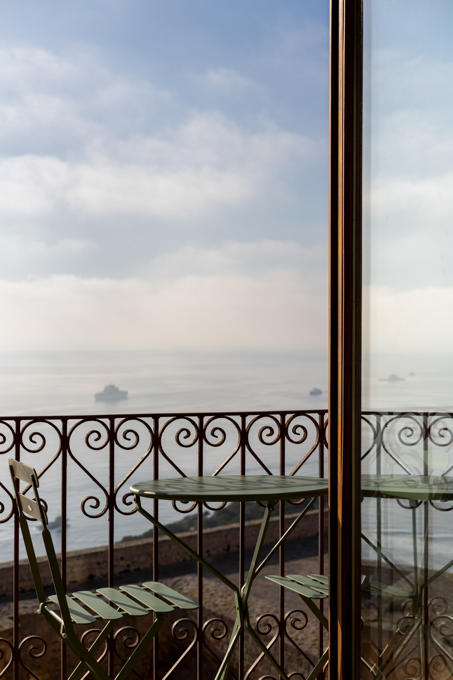 Terraza de junior suite del Parador de Ibiza