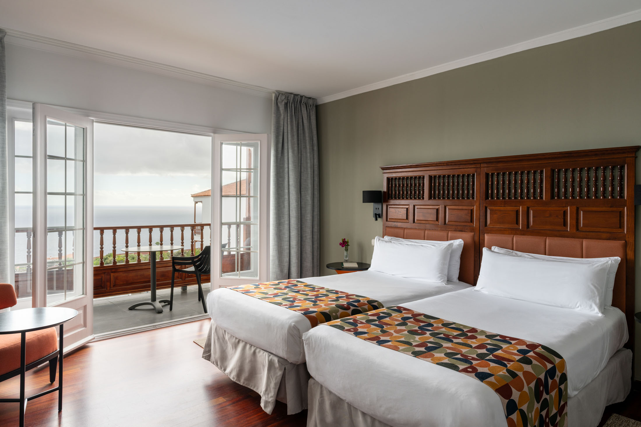 Habitación doble superior del Parador de La Palma
