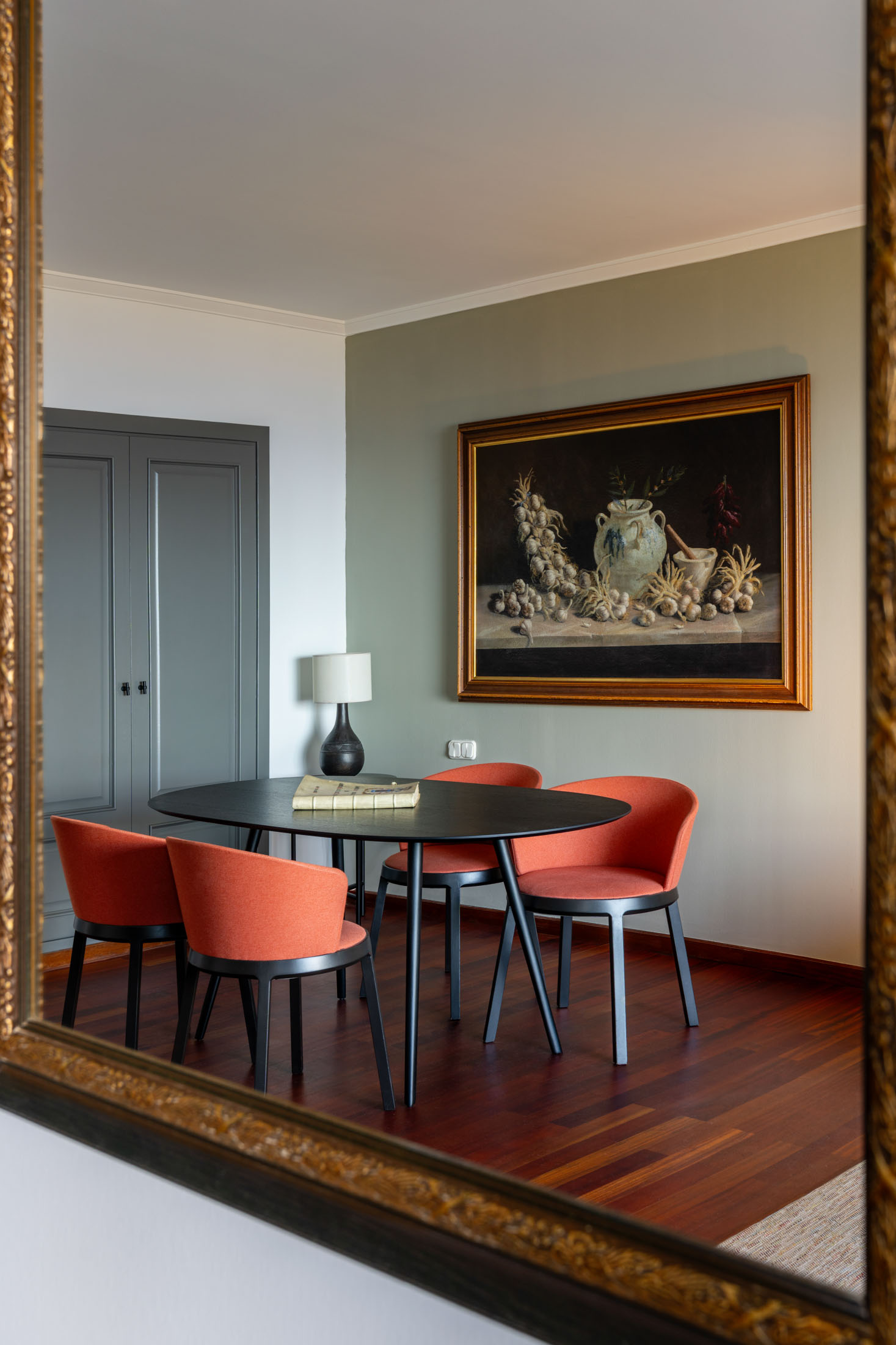 Vista de salón de junior suite del Parador de La Palma