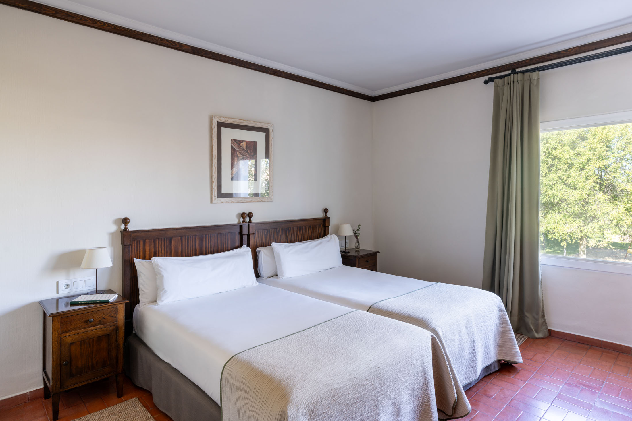Habitación doble estándar del Parador de Manzanares