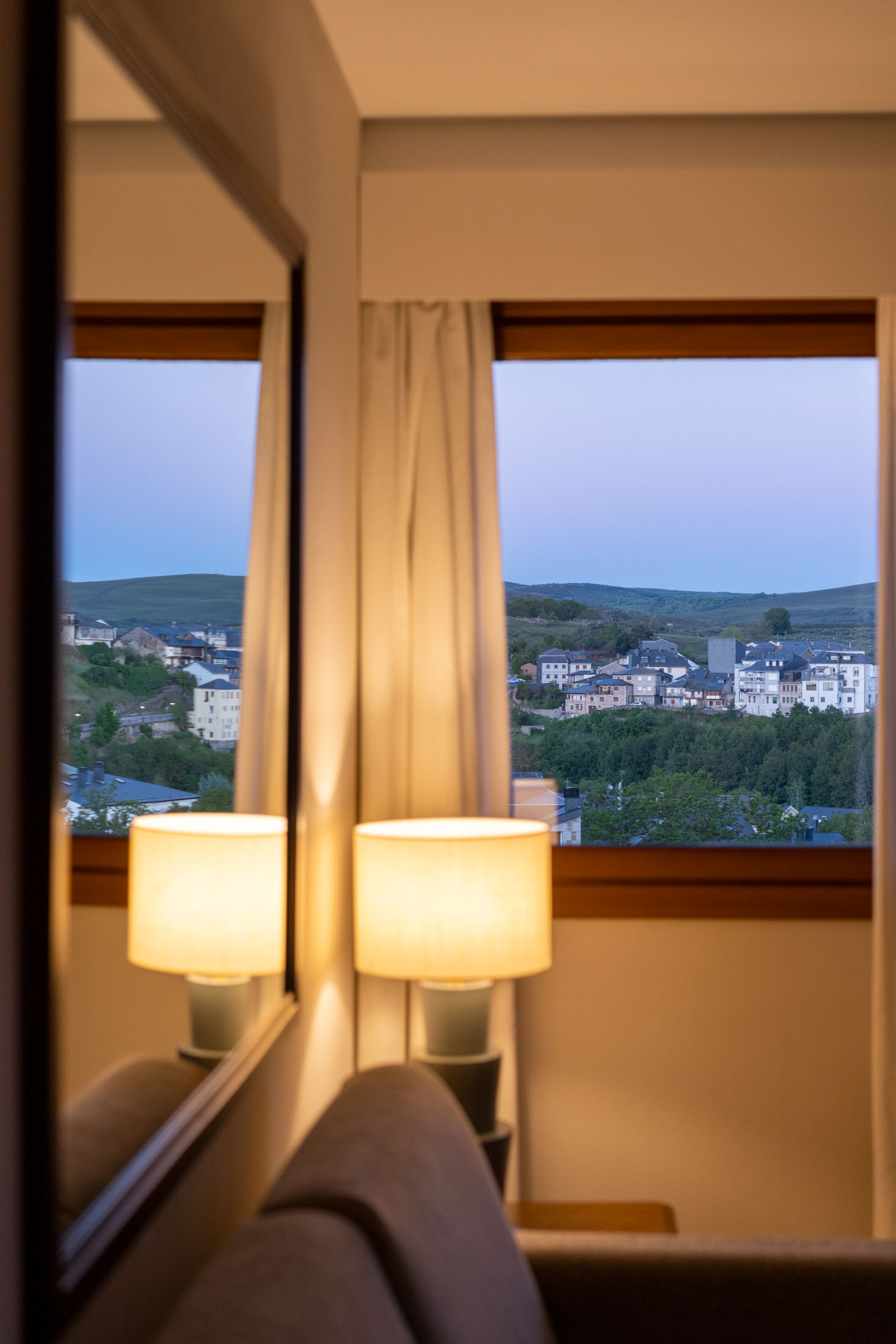 Detalle de junior suite en el Parador de Puebla de Sanabria