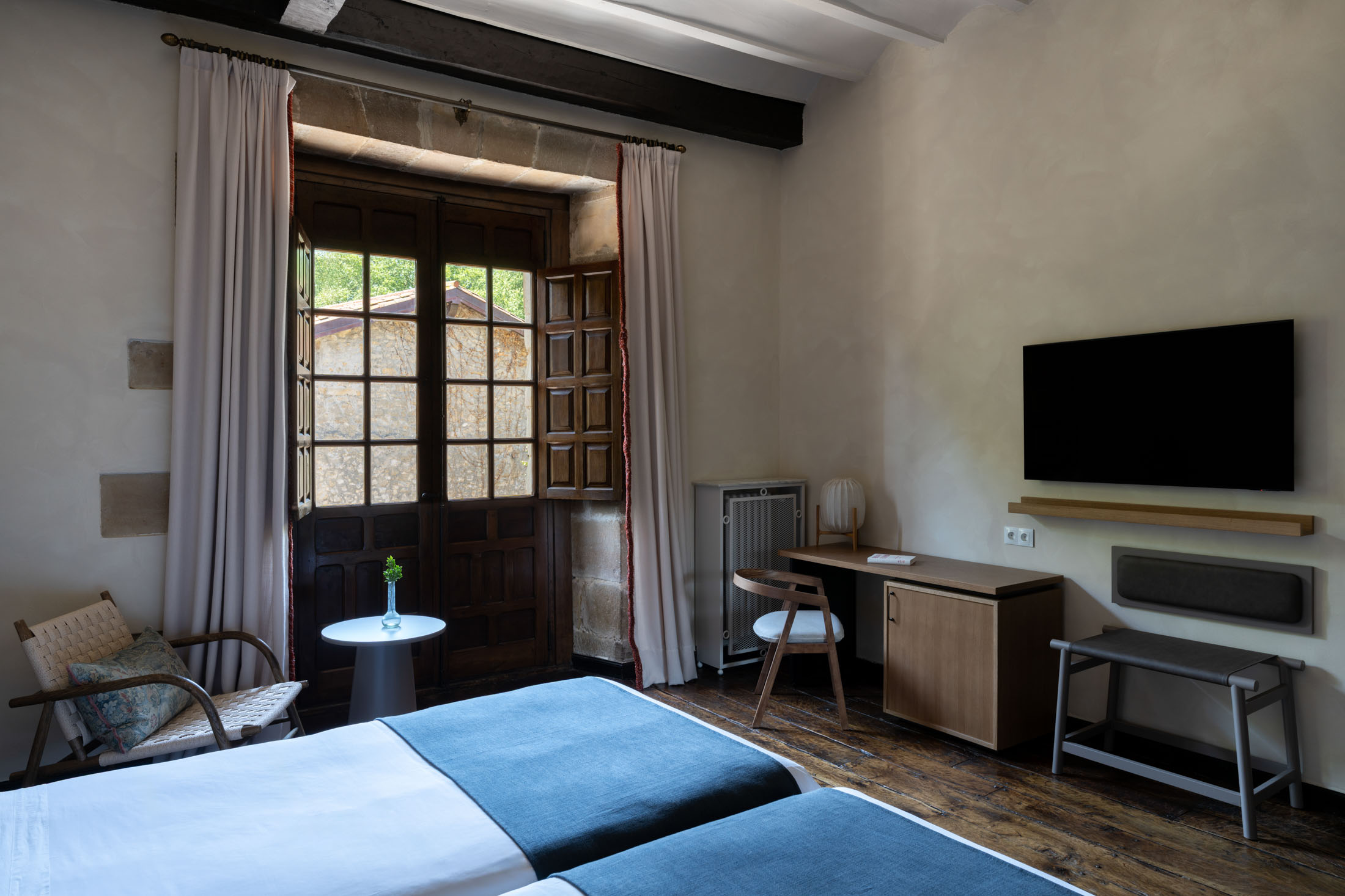 Habitación estándar doble del Parador de Santillana Gil Blas