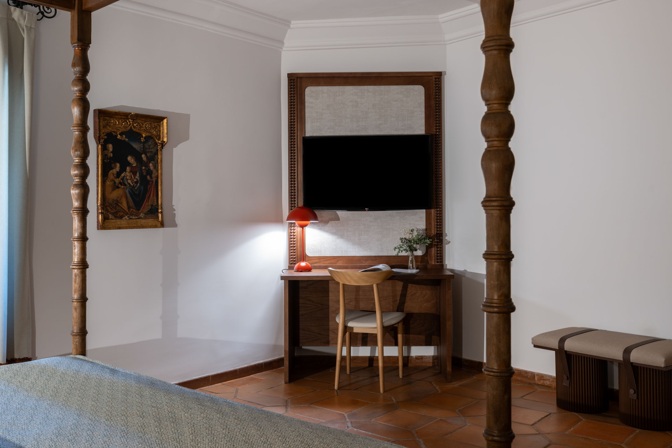 Habitación junior suite del Parador de Sigüenza