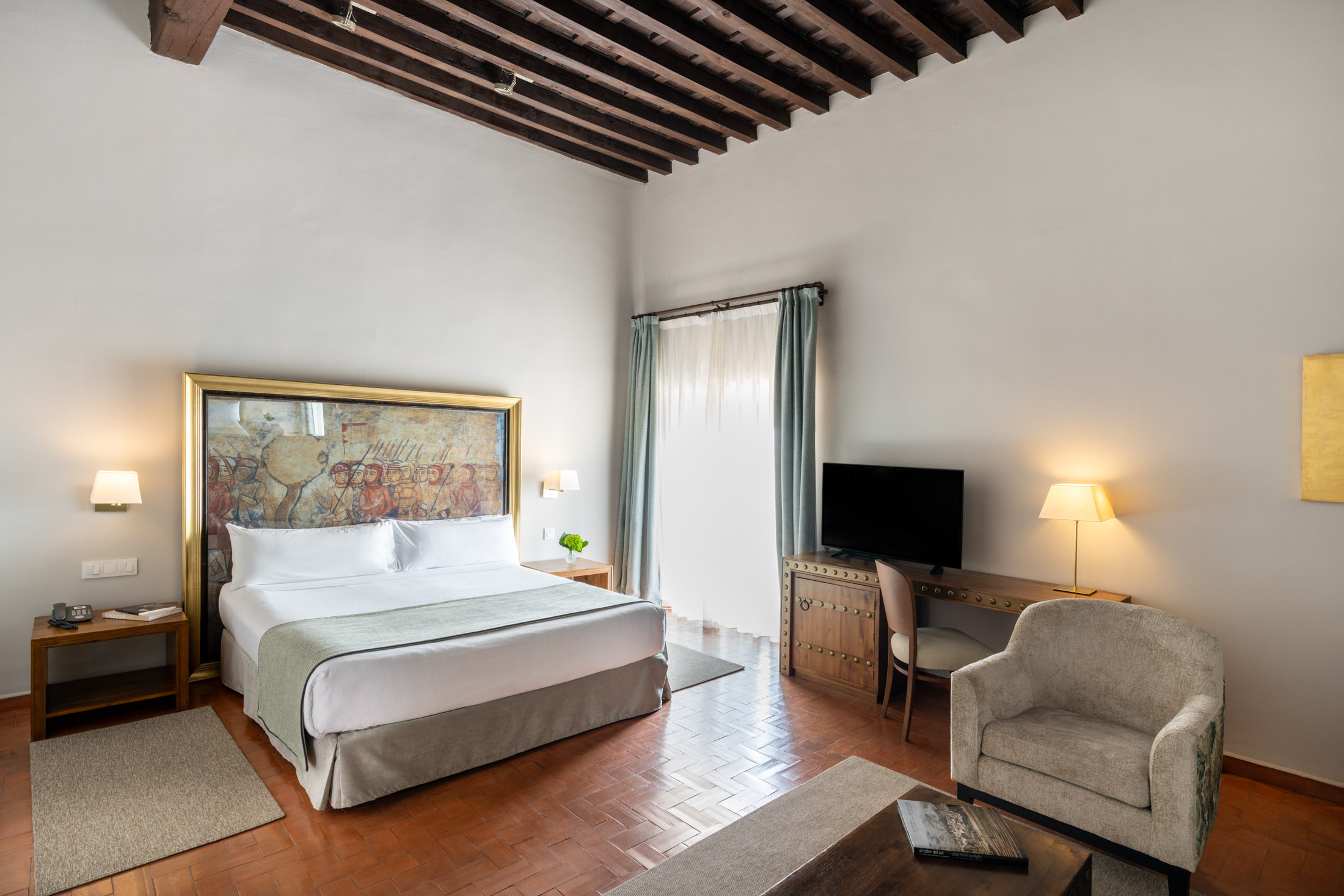 Habitación doble superior en el Parador de Trujillo