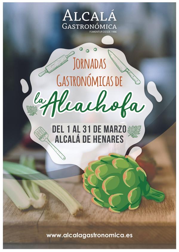 Cartel Muestra de la Alcachofa Alcalá