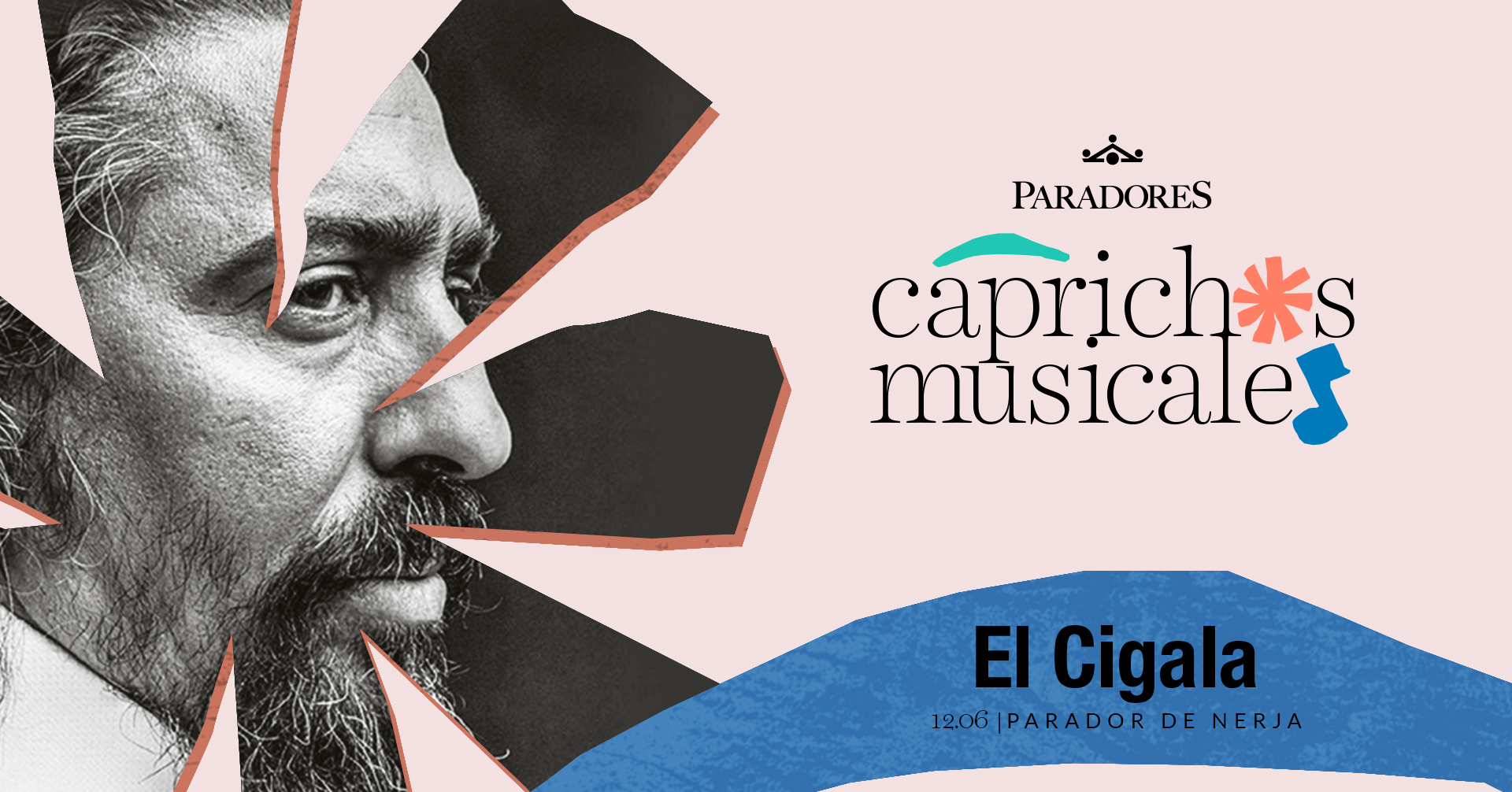 cartel Diego El Cigala Caprichos Musicales