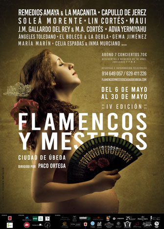 Cartel flamencos y mestizos