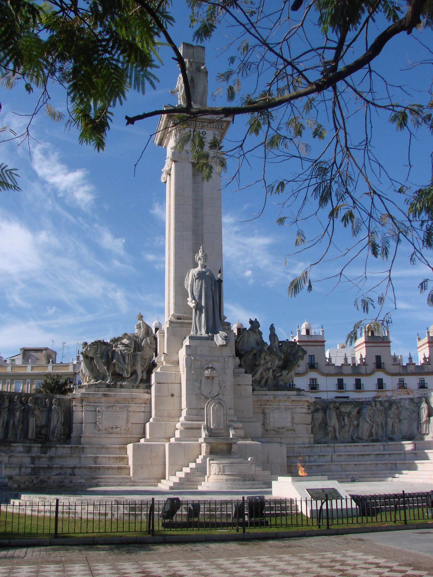 Plaza de España Parador de Cádiz