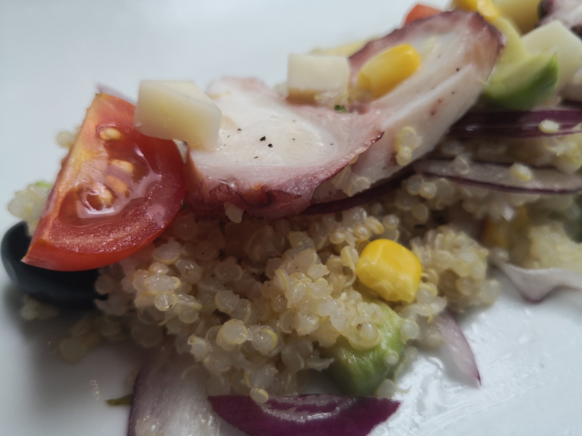 Ensalada de quinoa jornadas del Pulpo Benicarló