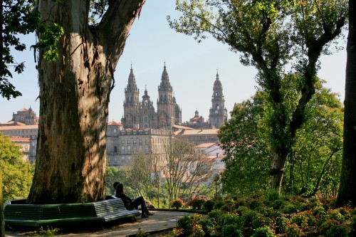 Vista Santiago de Compostela