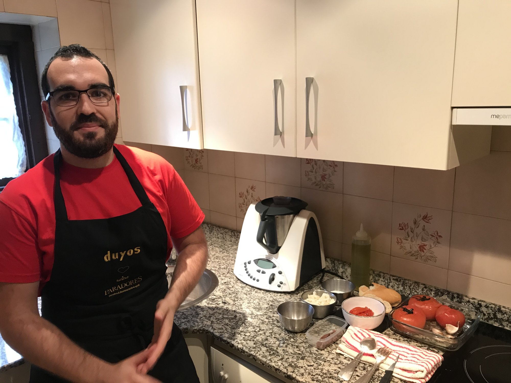 Alejandro Argudo jefe de cocina parador de Santillana