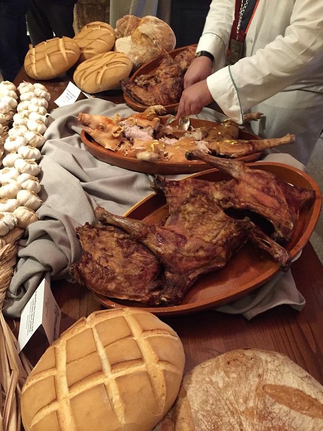 Cocina segoviana en el Parador de Santiago de Compostela