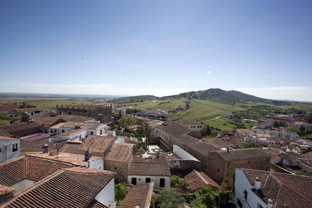 View from Parador Cáceres