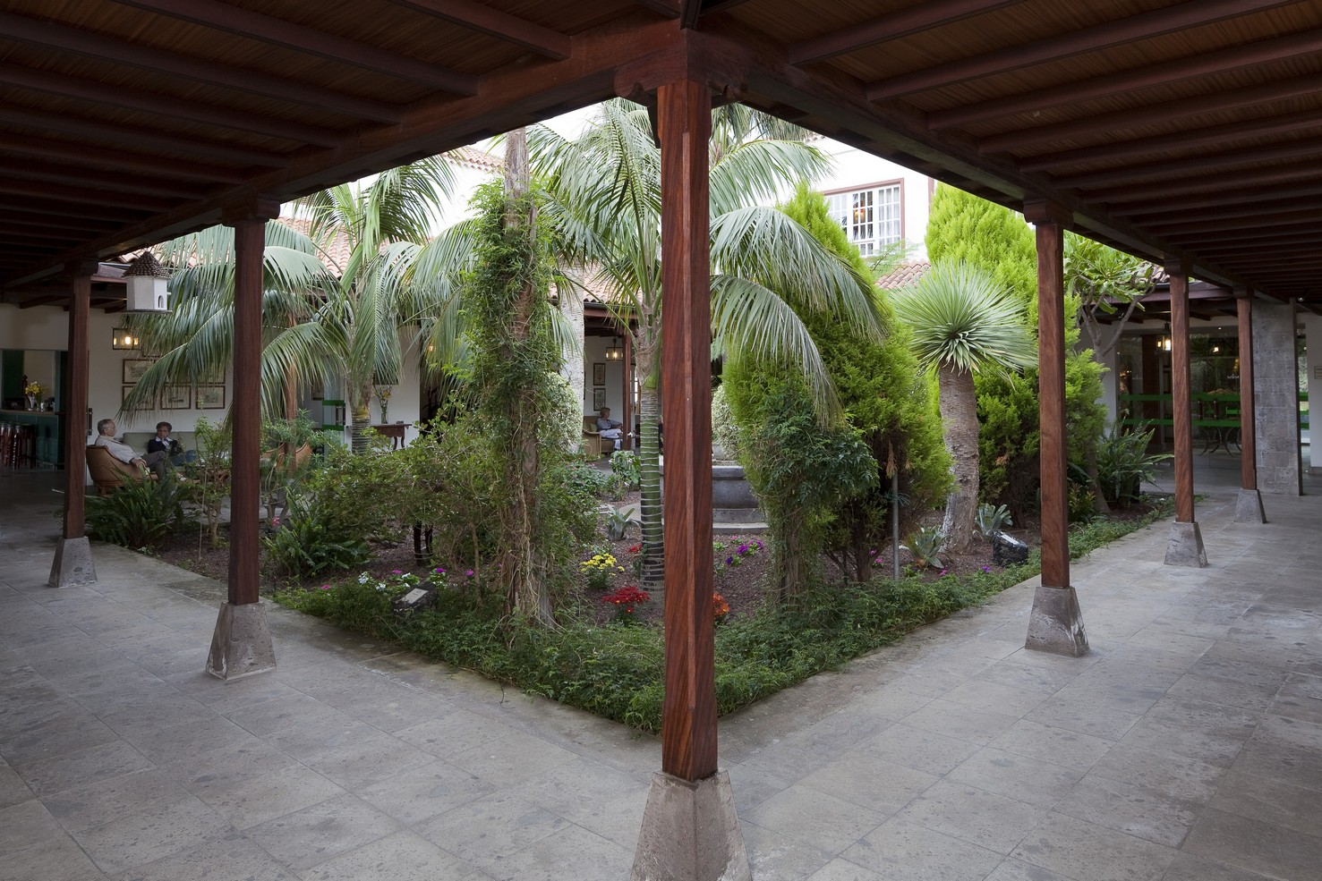 Parador de La Palma patio interior