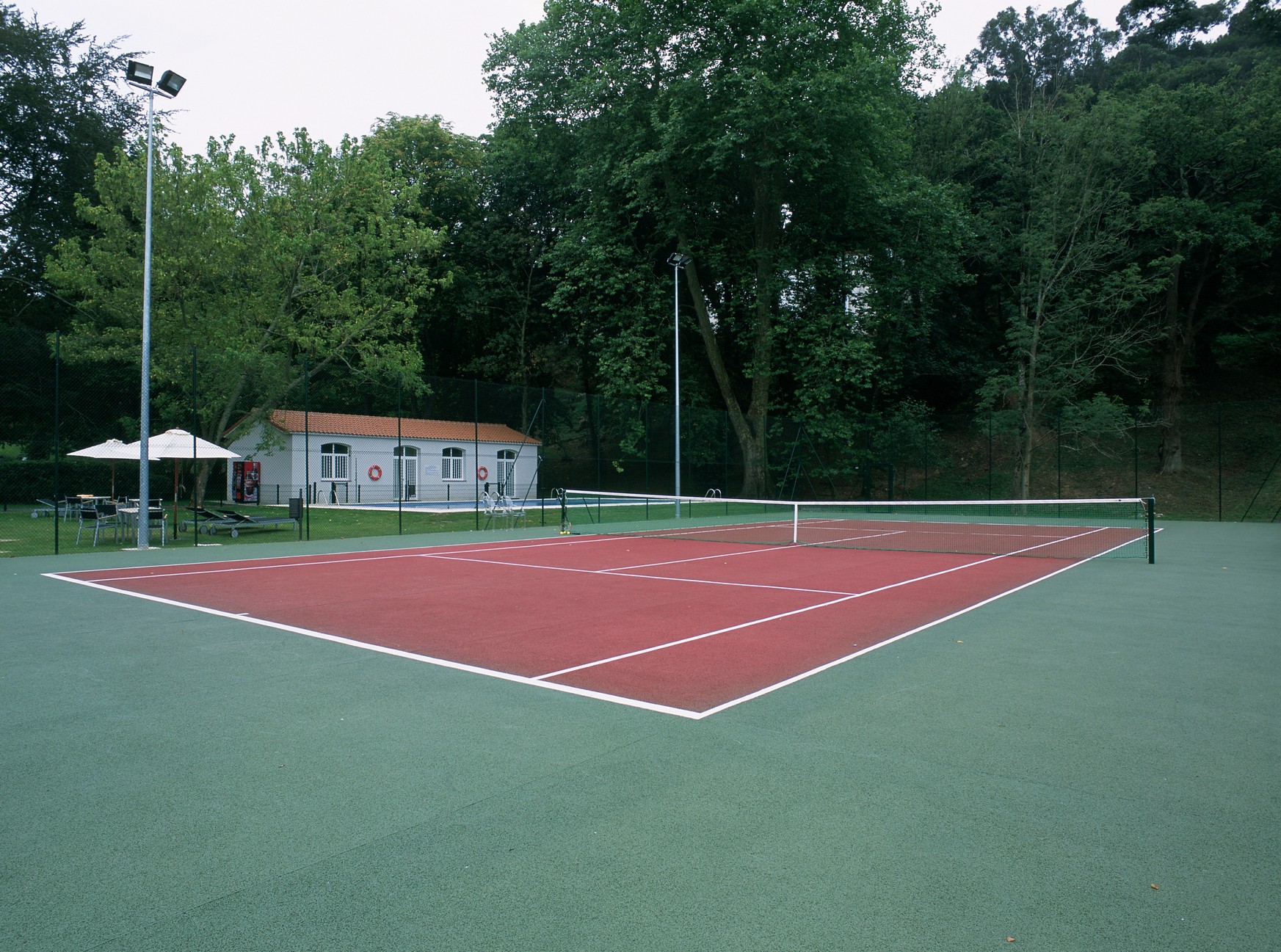Tennis Court at Parador de Limpias
