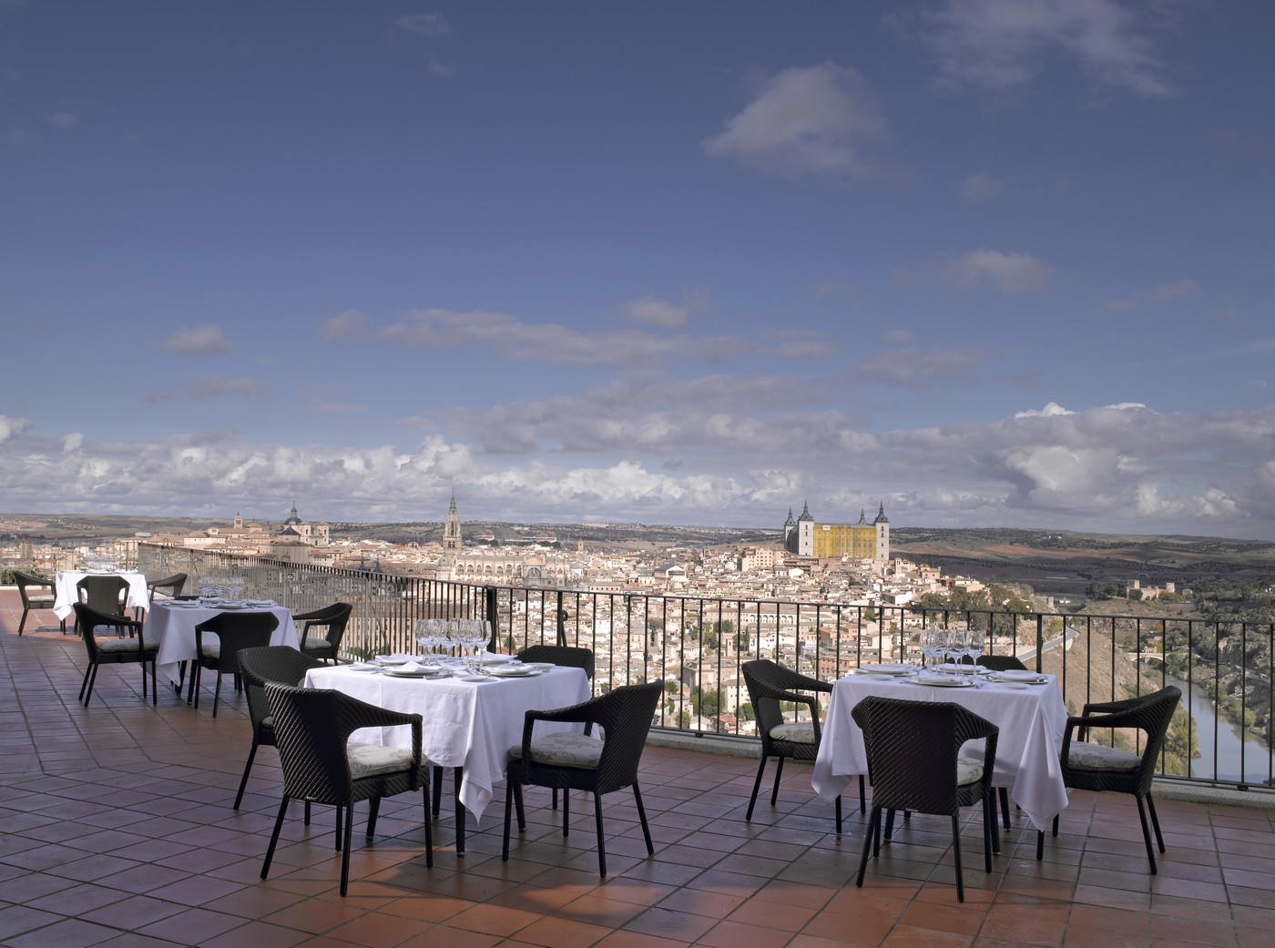 Terraza restaurante Parador de Toledo