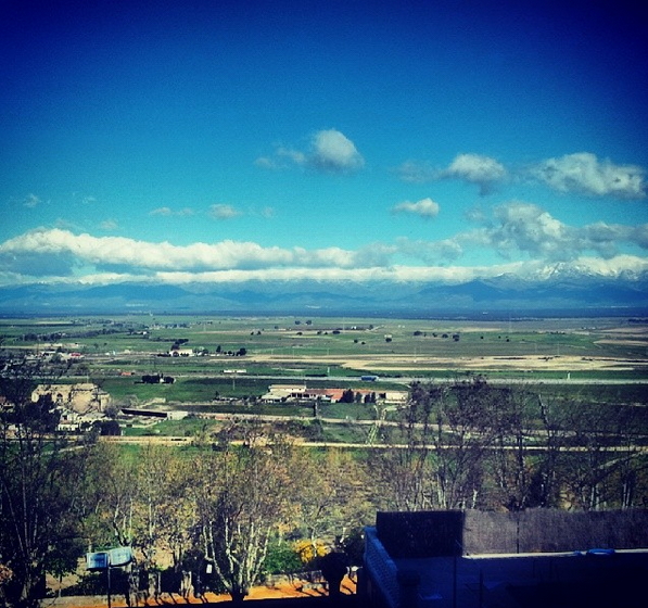 Sierra de Gredos desde el Parador de Oropesa