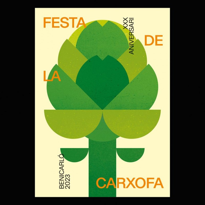 Cartel Festa de la Carxofa de Benicarló