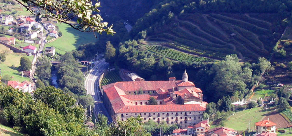 Monasterio y viñedos de Corias