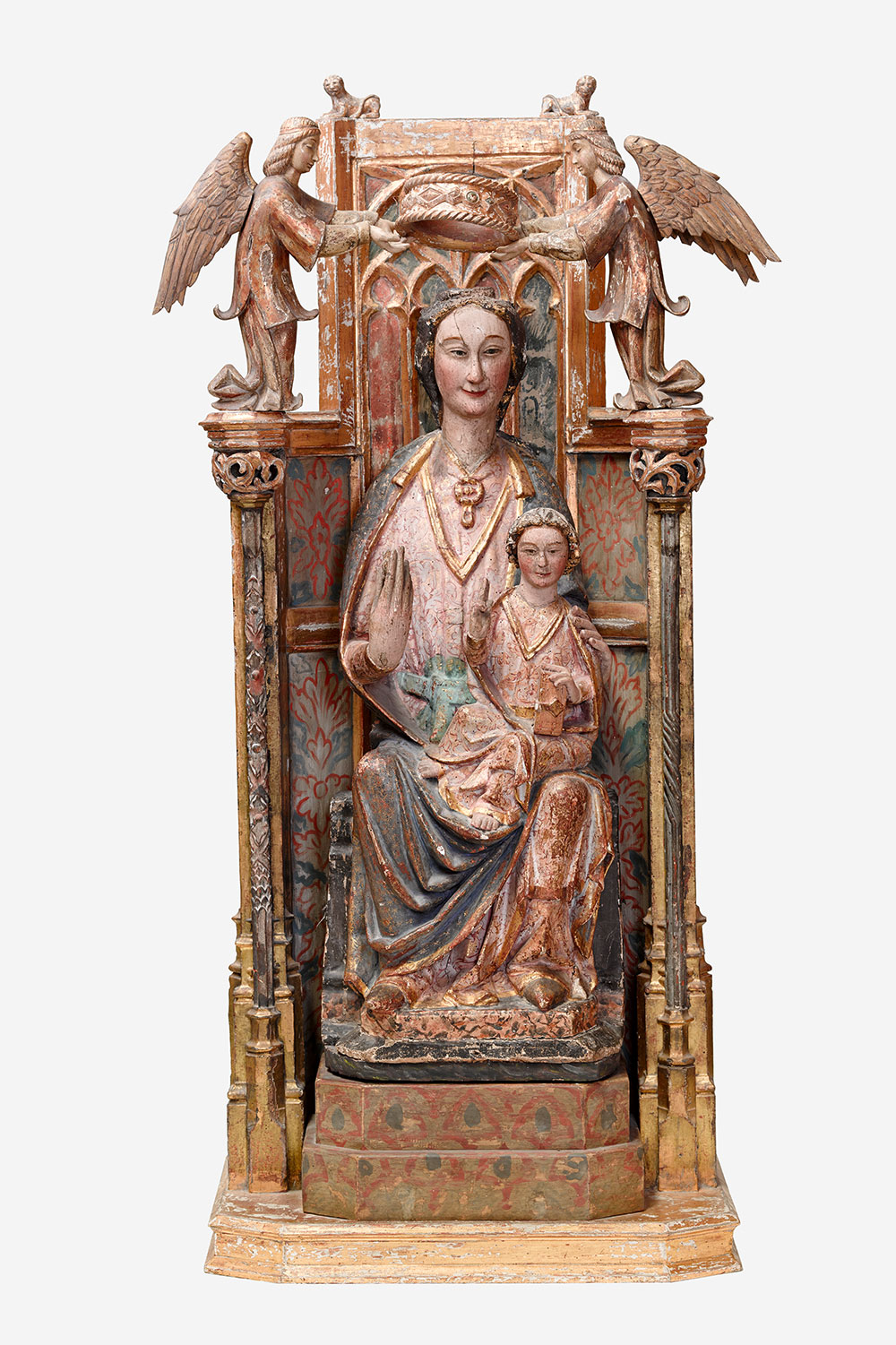 Talla de la Virgen coronada, siglo XV