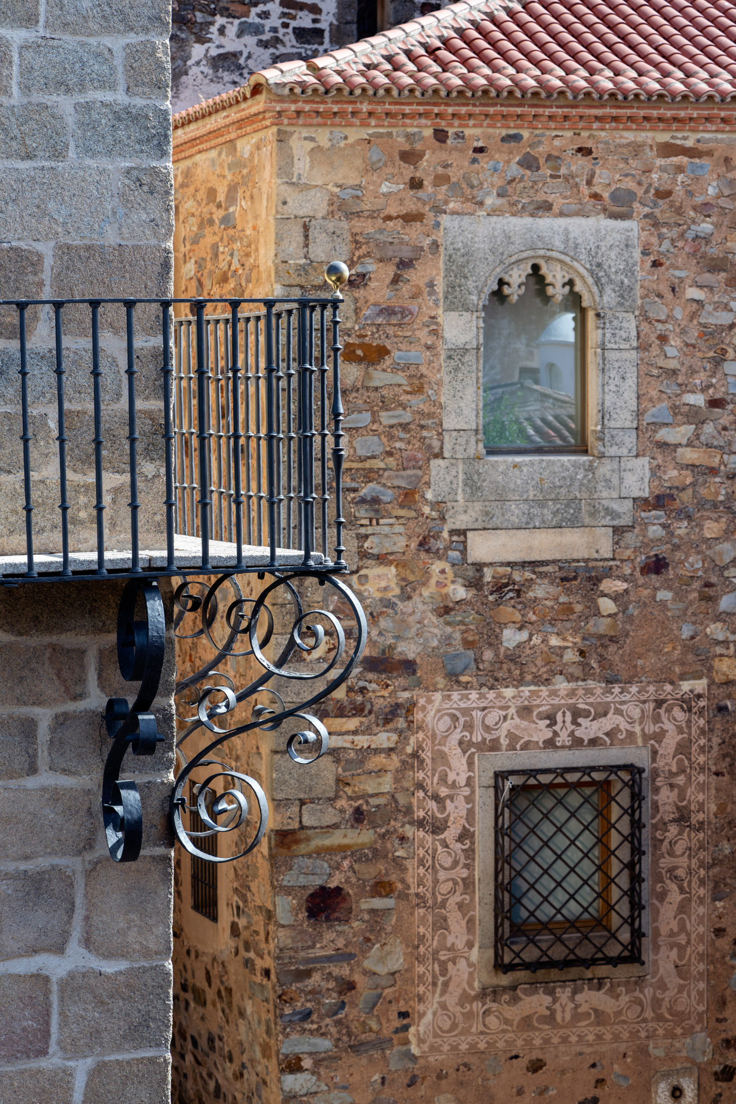 Parador de Cáceres, detalle exterior