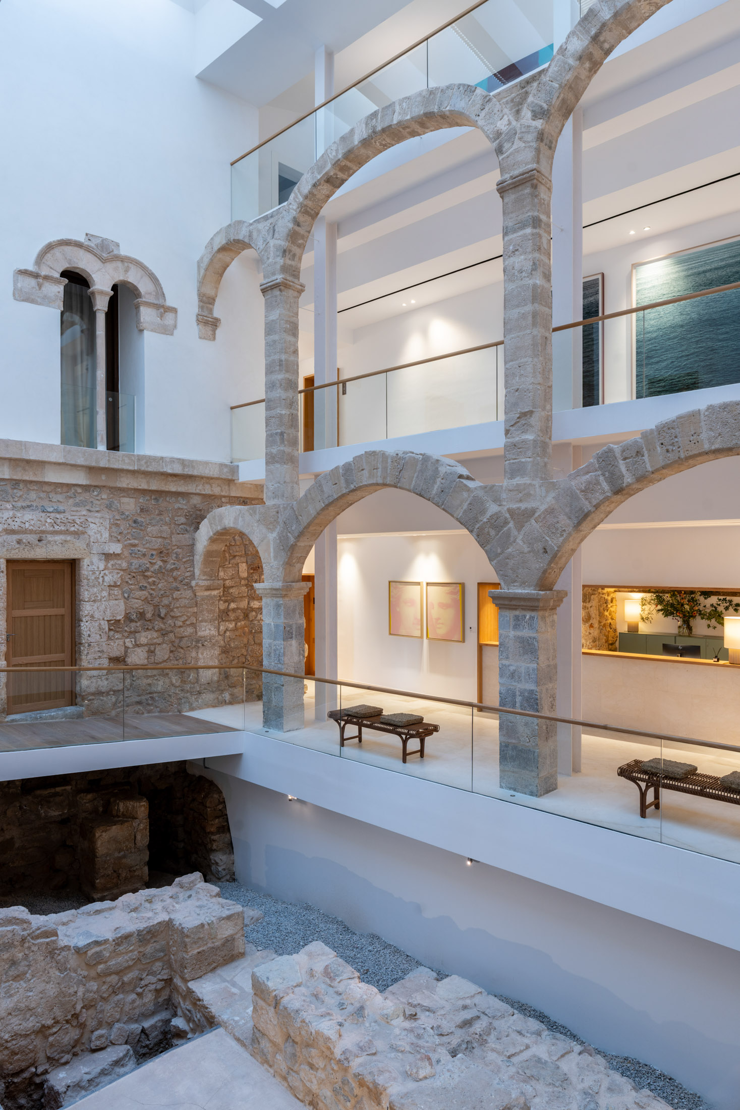 Interior del Parador de Ibiza