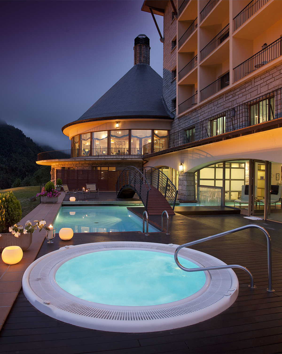 Exterior del spa del Parador de Vielha